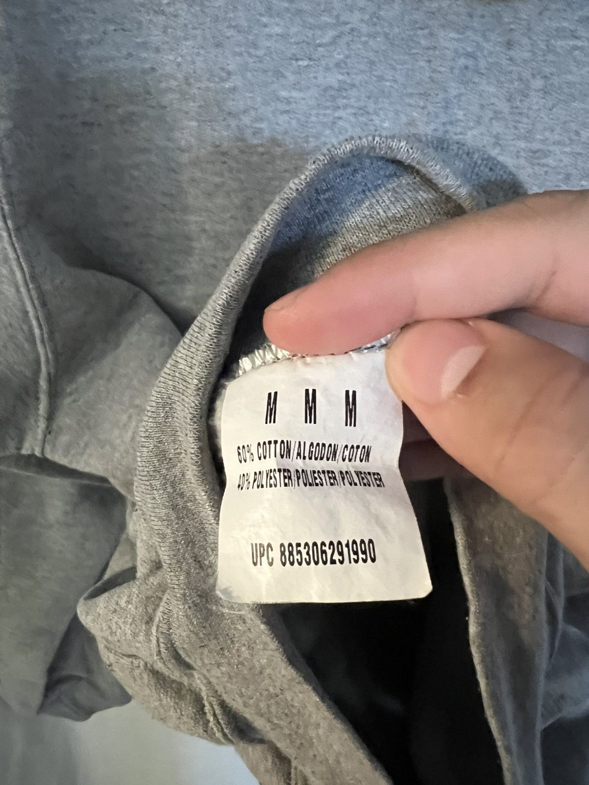 Fruit Of The Loom Fruit of the Loom Grey Marl Hoodie Size US M / EU 48-50 / 2 - 7 Thumbnail