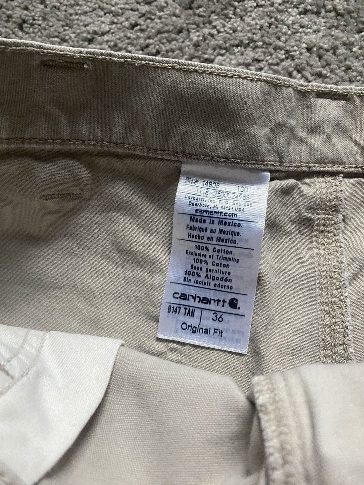Carhartt × Vintage Vintage Carhartt Shorts Size US 36 / EU 52 - 7 Thumbnail
