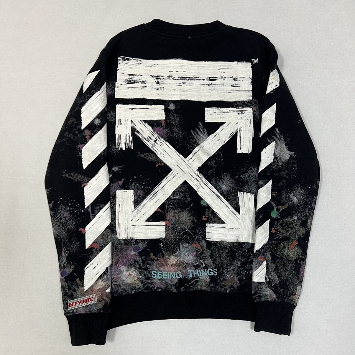 Crewneck off white galaxy sale