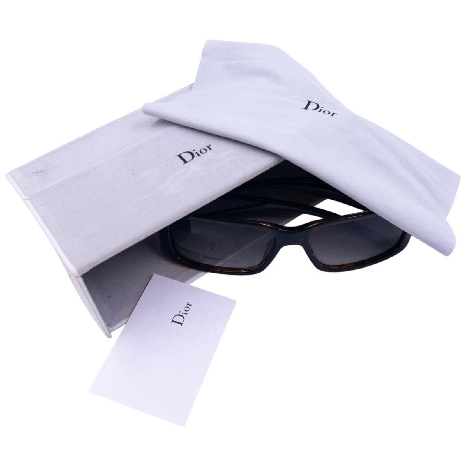 Dior Vintage Dior Tortoise Shell Diamonte Sunglasses Size ONE SIZE - 8 Thumbnail
