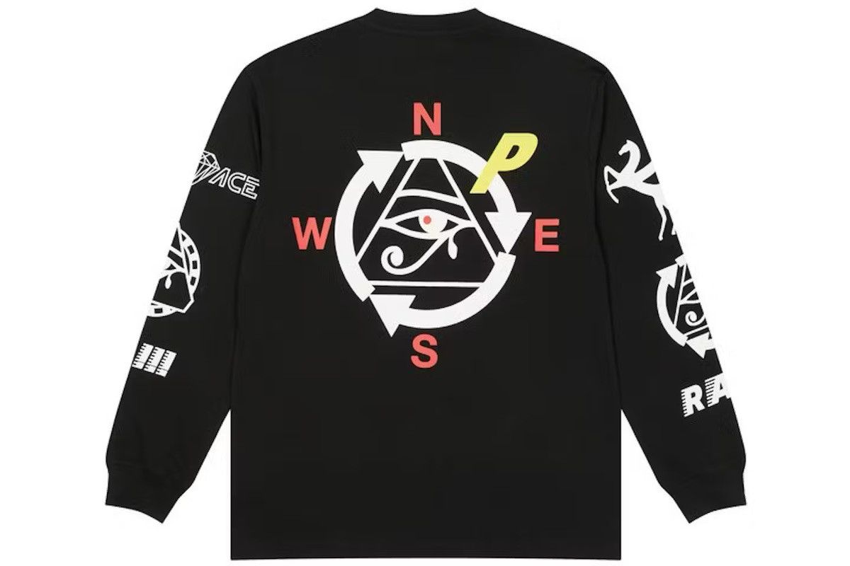 Palace Palace RA Longsleeve ‘Black’ Size US XL / EU 56 / 4 - 4 Thumbnail