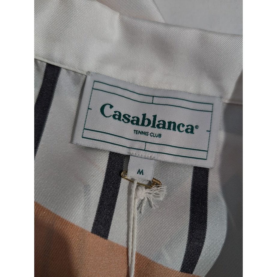 Casablanca o1rshd1 CC20 Silk Twill Cuban Collar Short Sleeve Shirt Size US M / EU 48-50 / 2 - 11 Thumbnail