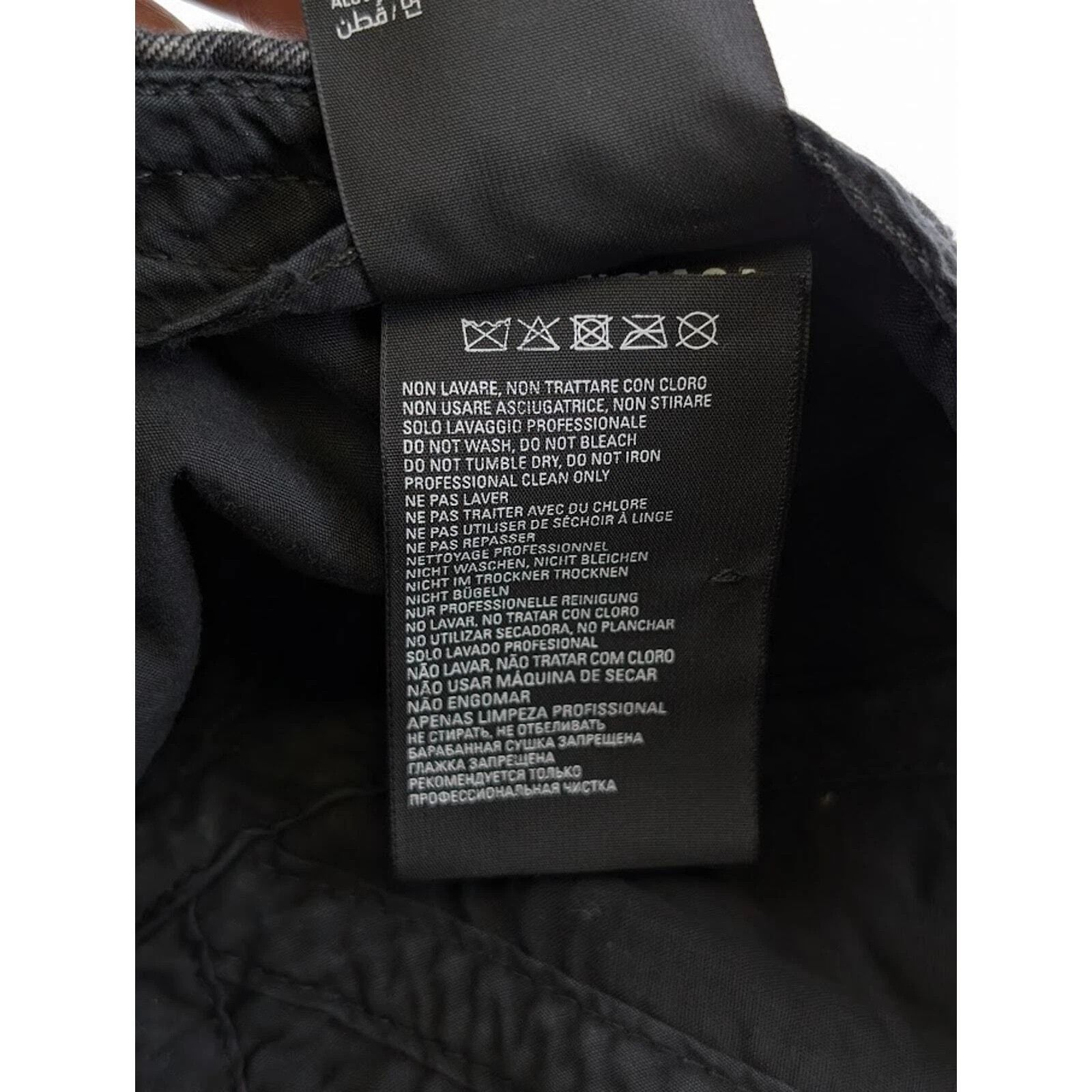 Balenciaga o1rshd1 Q:3 / Distressed Logo Cap / Hat in Charcoal Size ONE SIZE - 17 Thumbnail