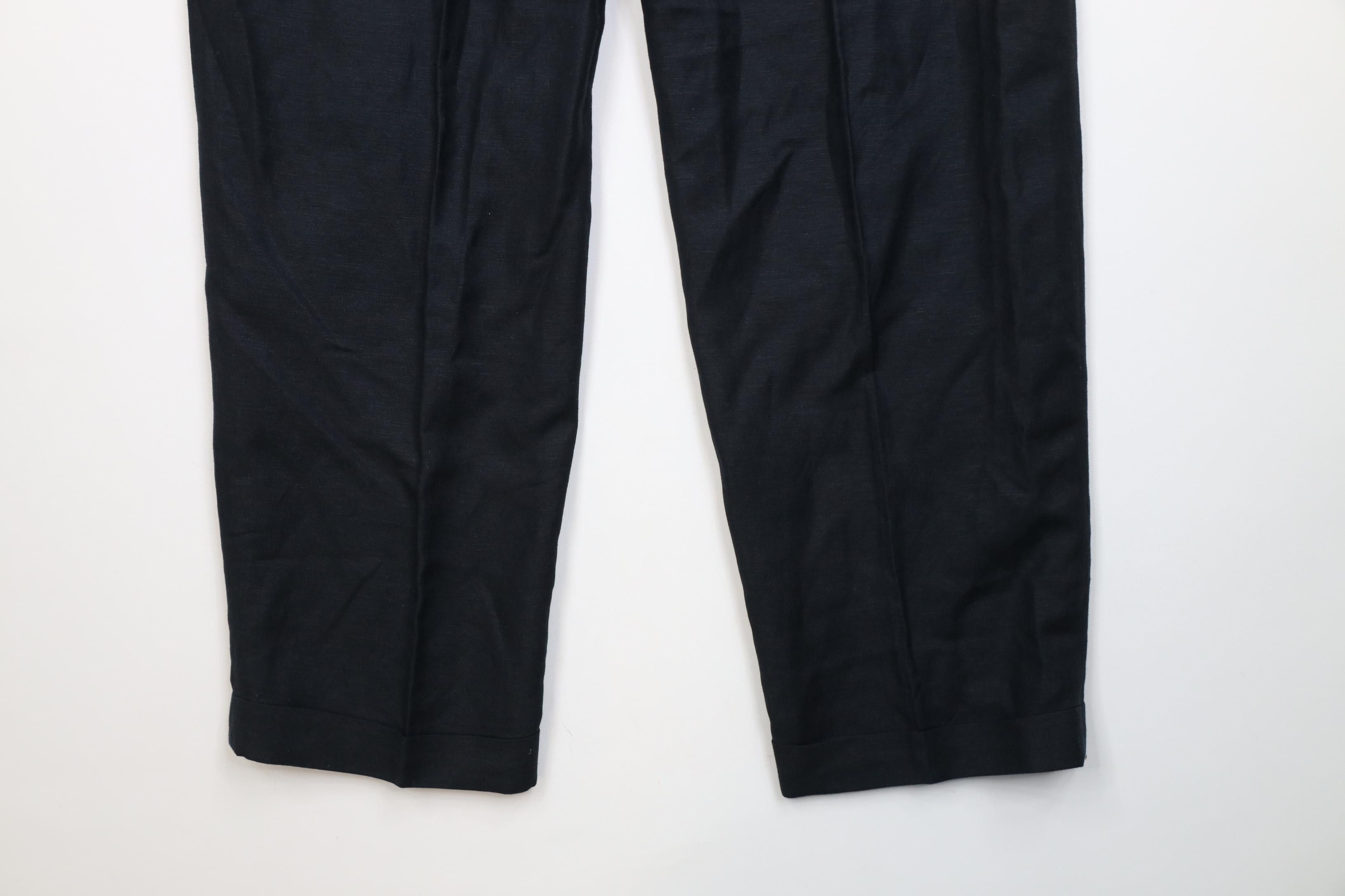Vintage Vintage 90s Streetwear Gabardine Blend Chino Pants Black Size US 34 / EU 50 - 14 Thumbnail