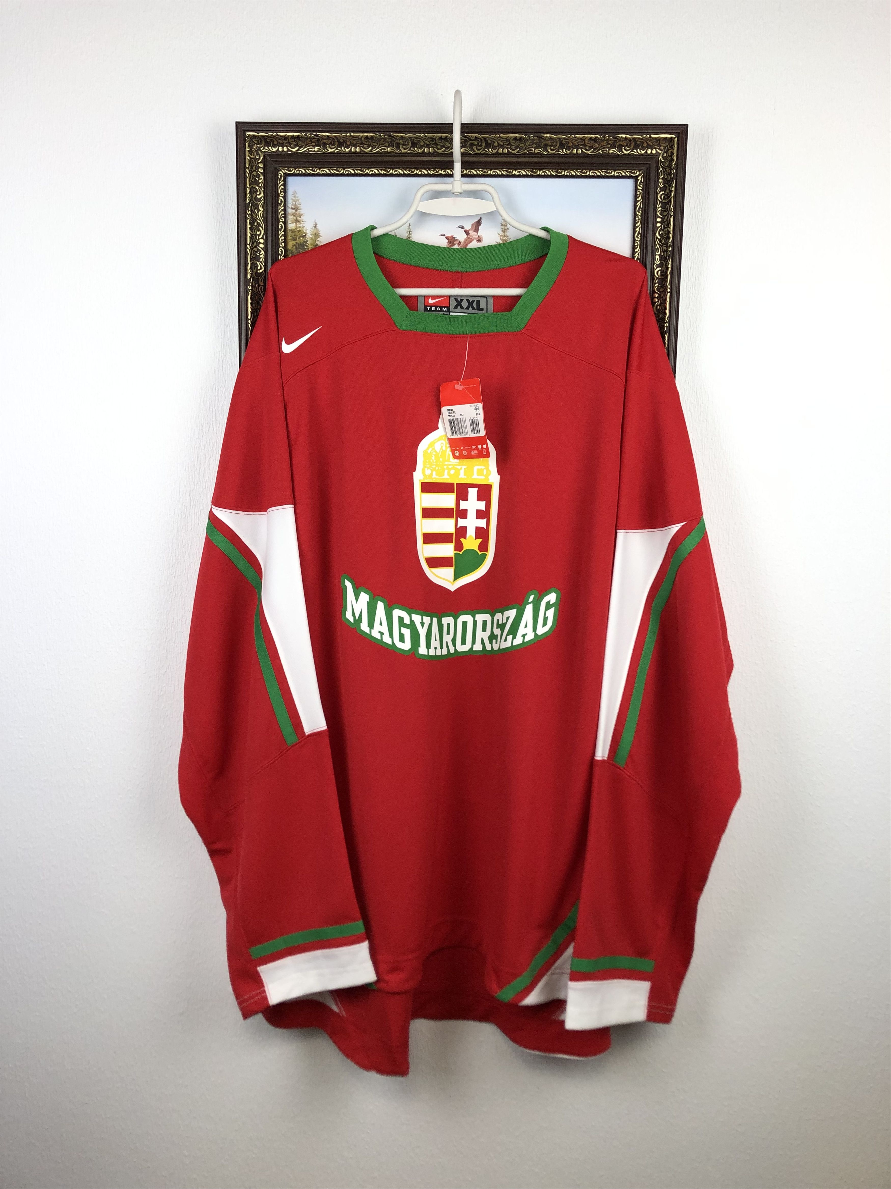 Nike Vintage Nike Hungary Ice Hockey Jersey Shirt Long Sleeve New Size US XXL / EU 58 / 5 - 1 Thumbnail