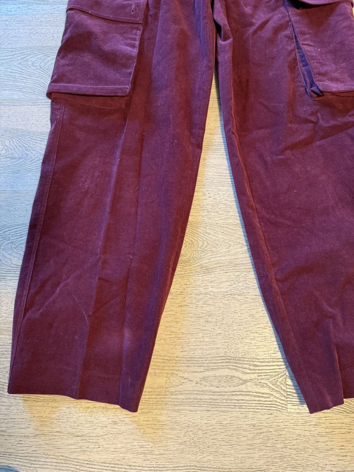 Japanese Brand × Vintage DRAE Burgundy Cargo Pants Size US 32 / EU 48 - 6 Thumbnail