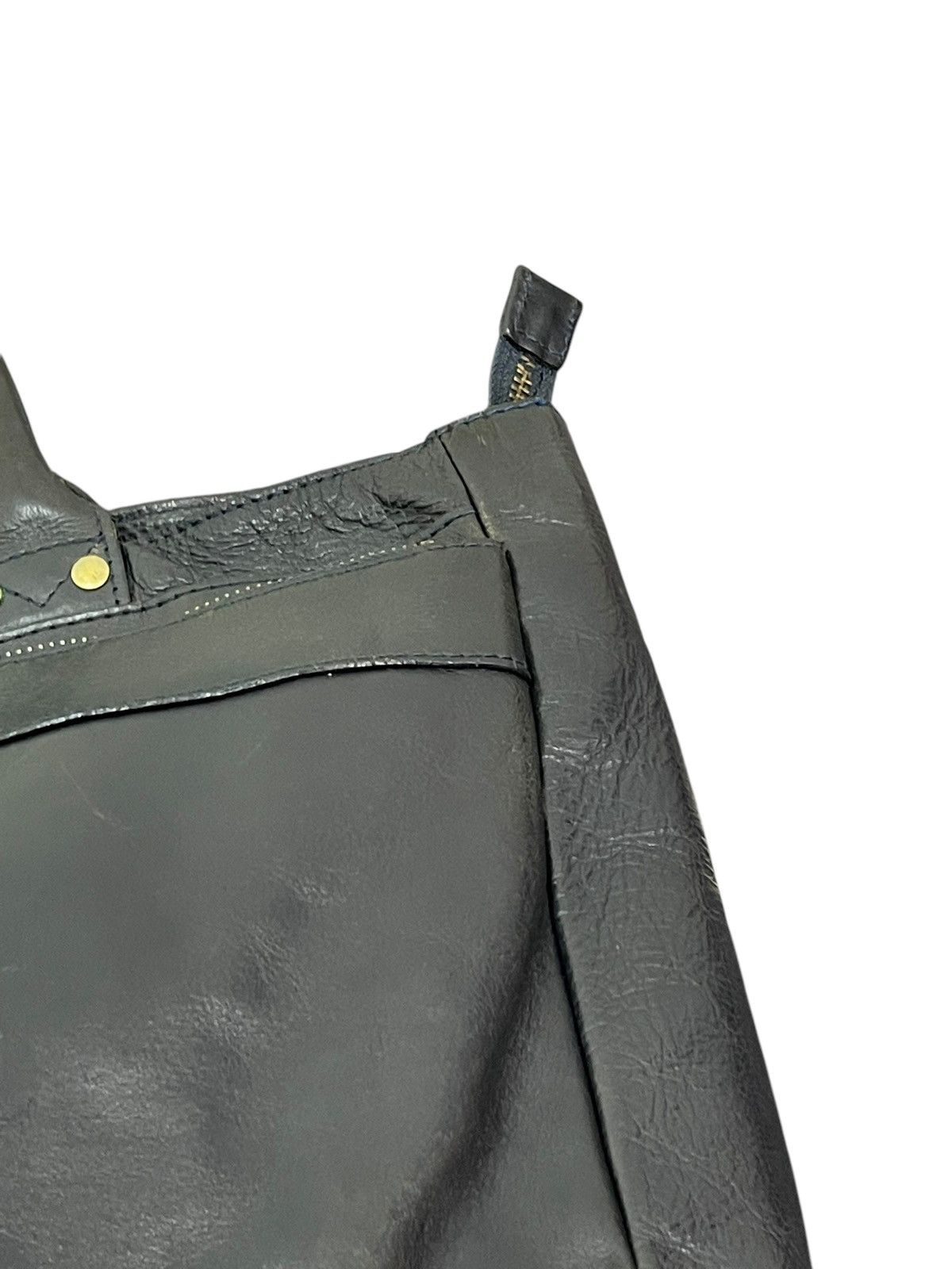 Genuine Leather Full Leather Complete Works Tote Brief Bag 1🟩7 Size ONE SIZE - 8 Thumbnail