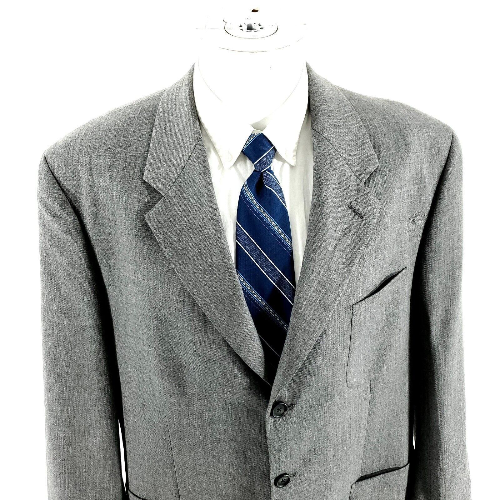 Joseph & Feiss DAMAGED Joseph & Feiss International Wool 3 Button Blazer 44 Size 44R - 1 Thumbnail