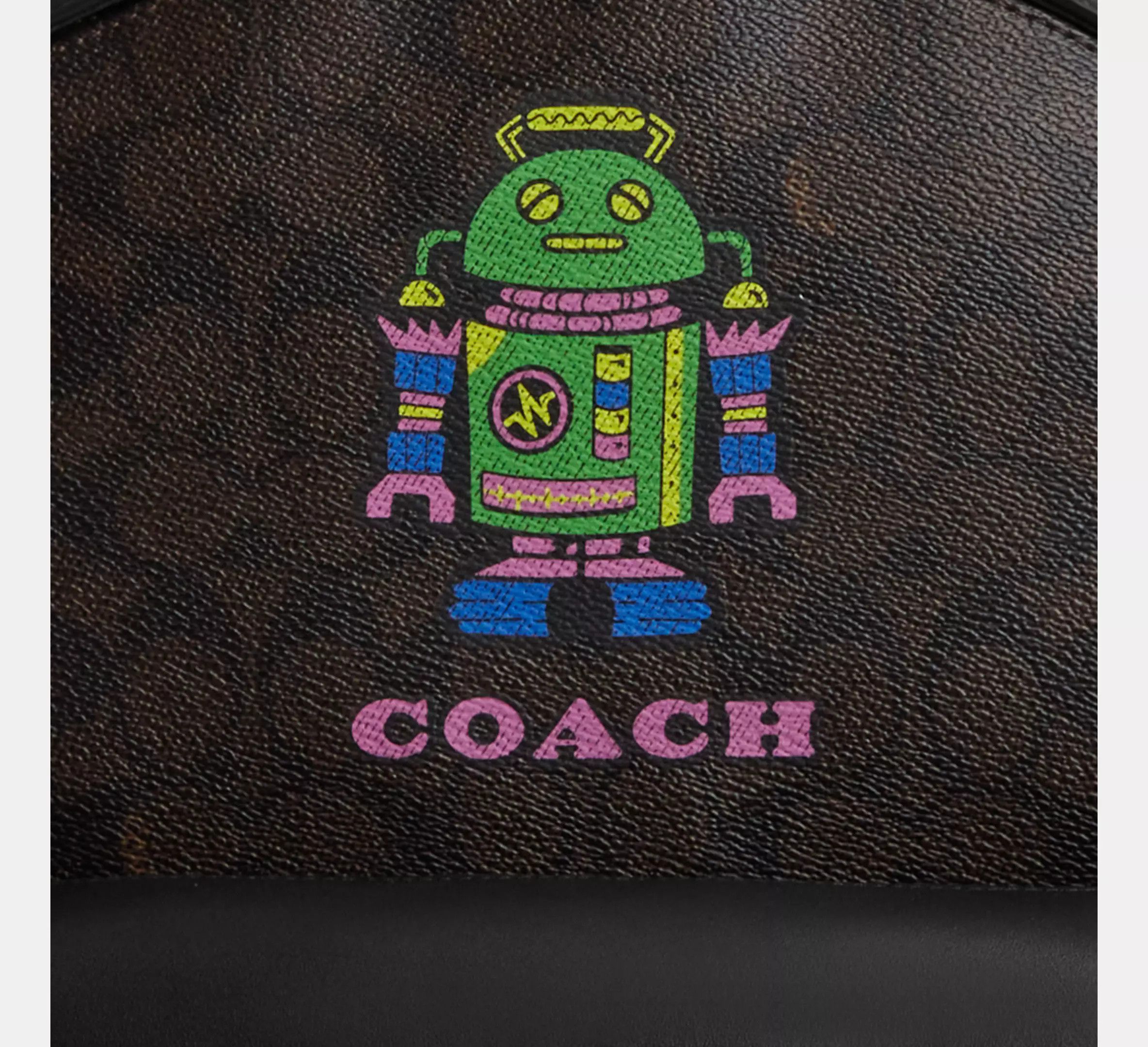 Coach Cosmic Coach West Backpack With Robot Print CW326 Size ONE SIZE - 5 Thumbnail