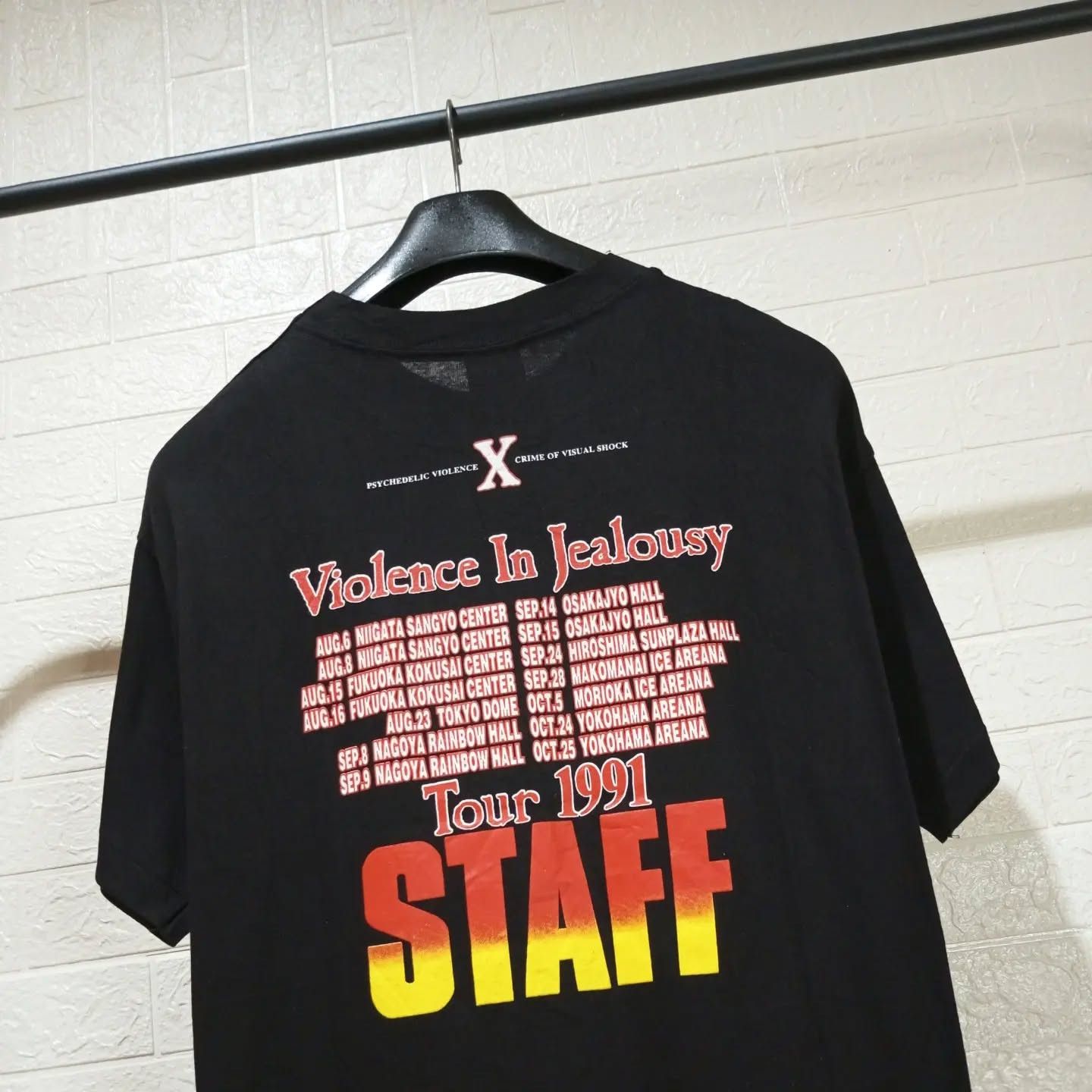 Vintage Vintage X Japan Violence In Jealousy Tour 1991 Size US L / EU 52-54 / 3 - 1 Thumbnail