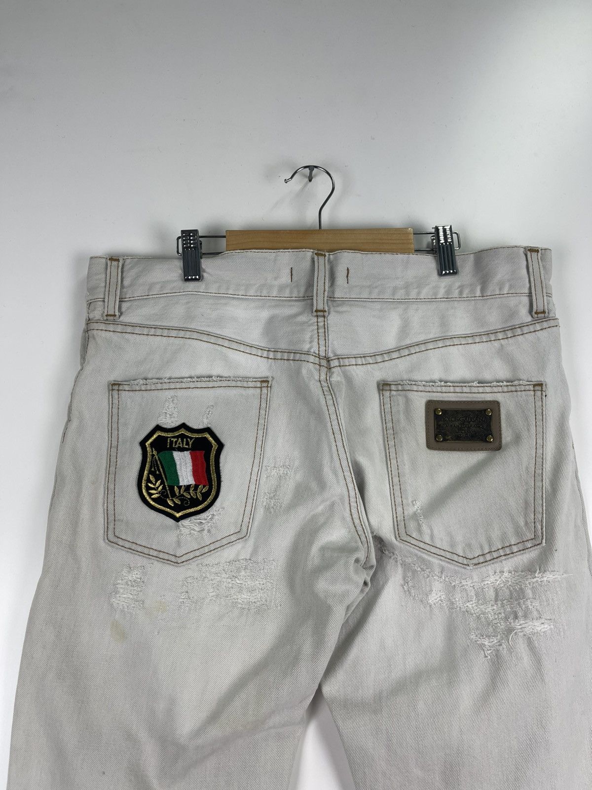 Dolce & Gabbana Dolce & Gabbana Distress Short Denim Size US 34 / EU 50 - 11 Thumbnail