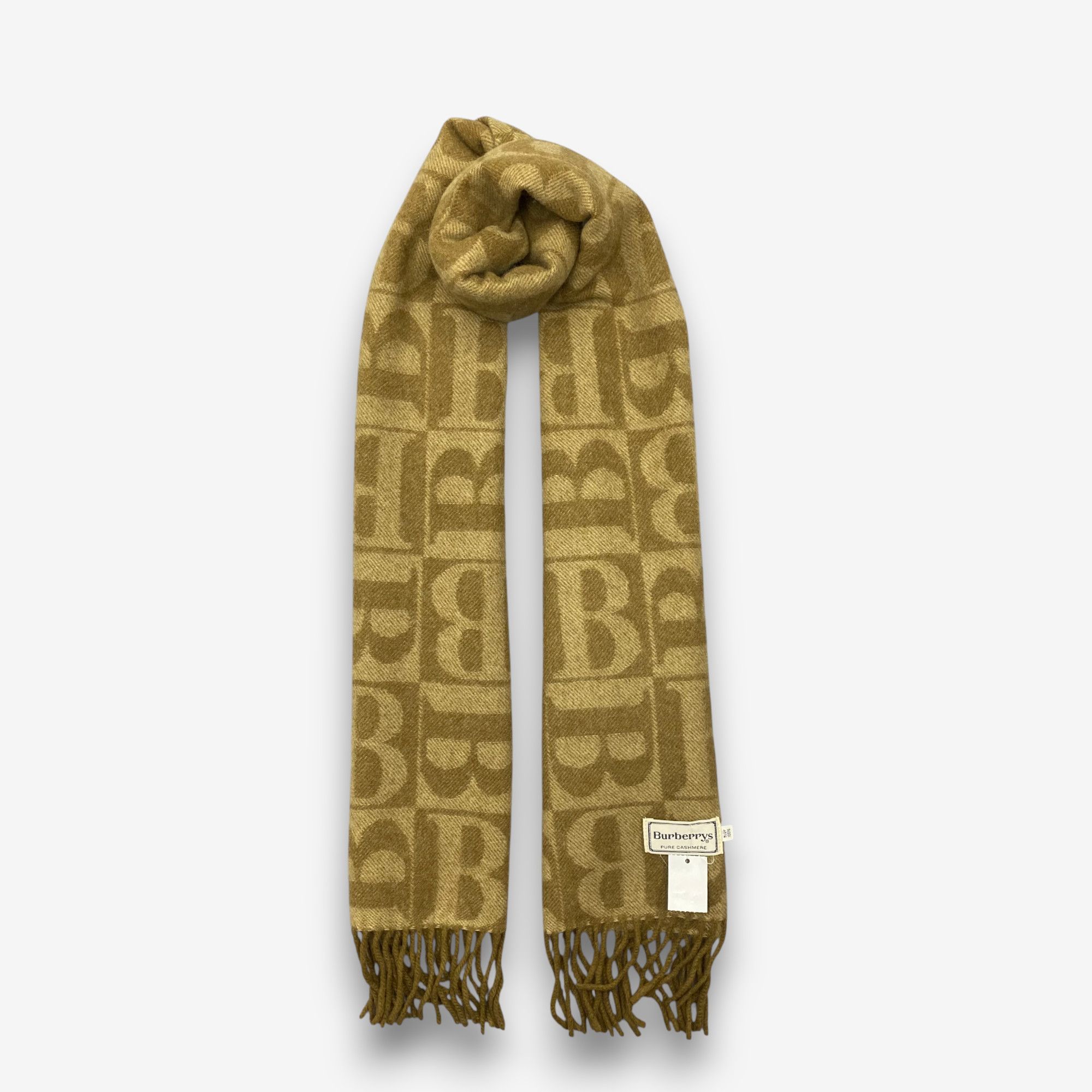 Vintage Burberry Scarf Muffler Wool Cashmere Scarves