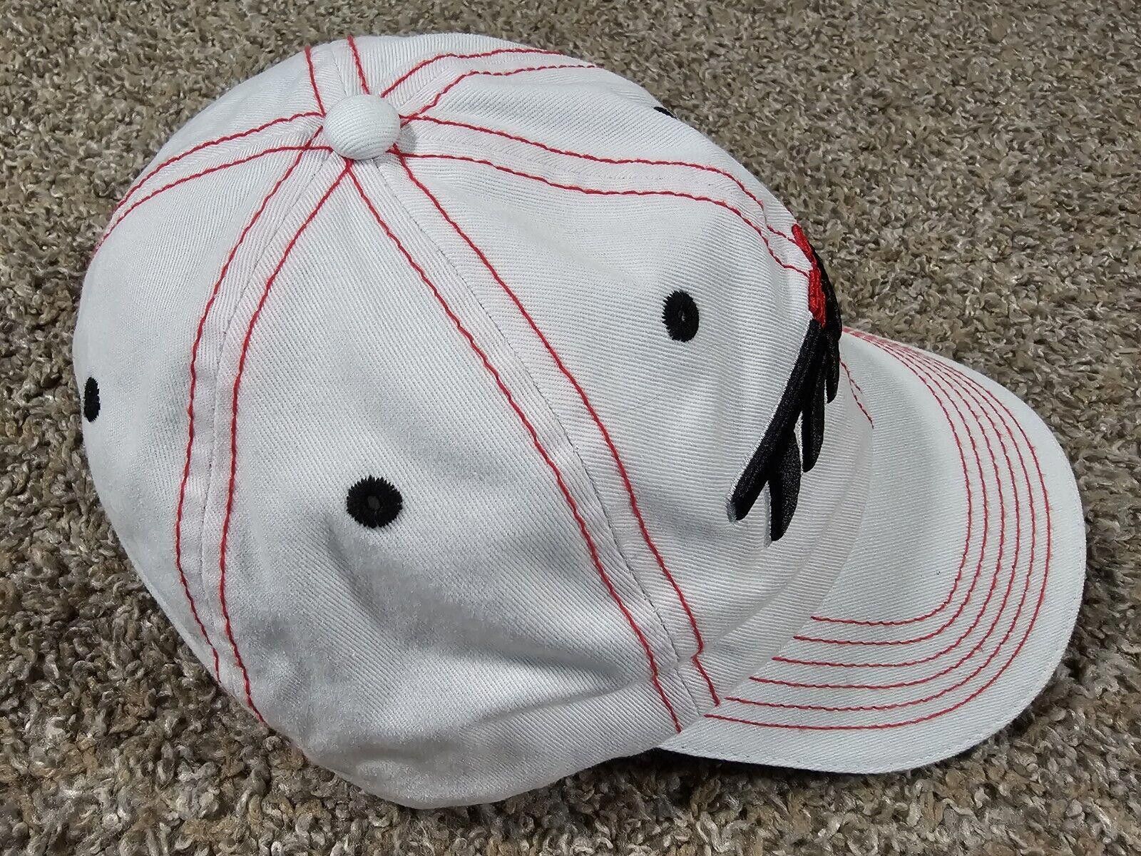 Designer Triton Boats White Fishing Angler Hat - OSFA Red Stitch Size ONE SIZE - 4 Thumbnail