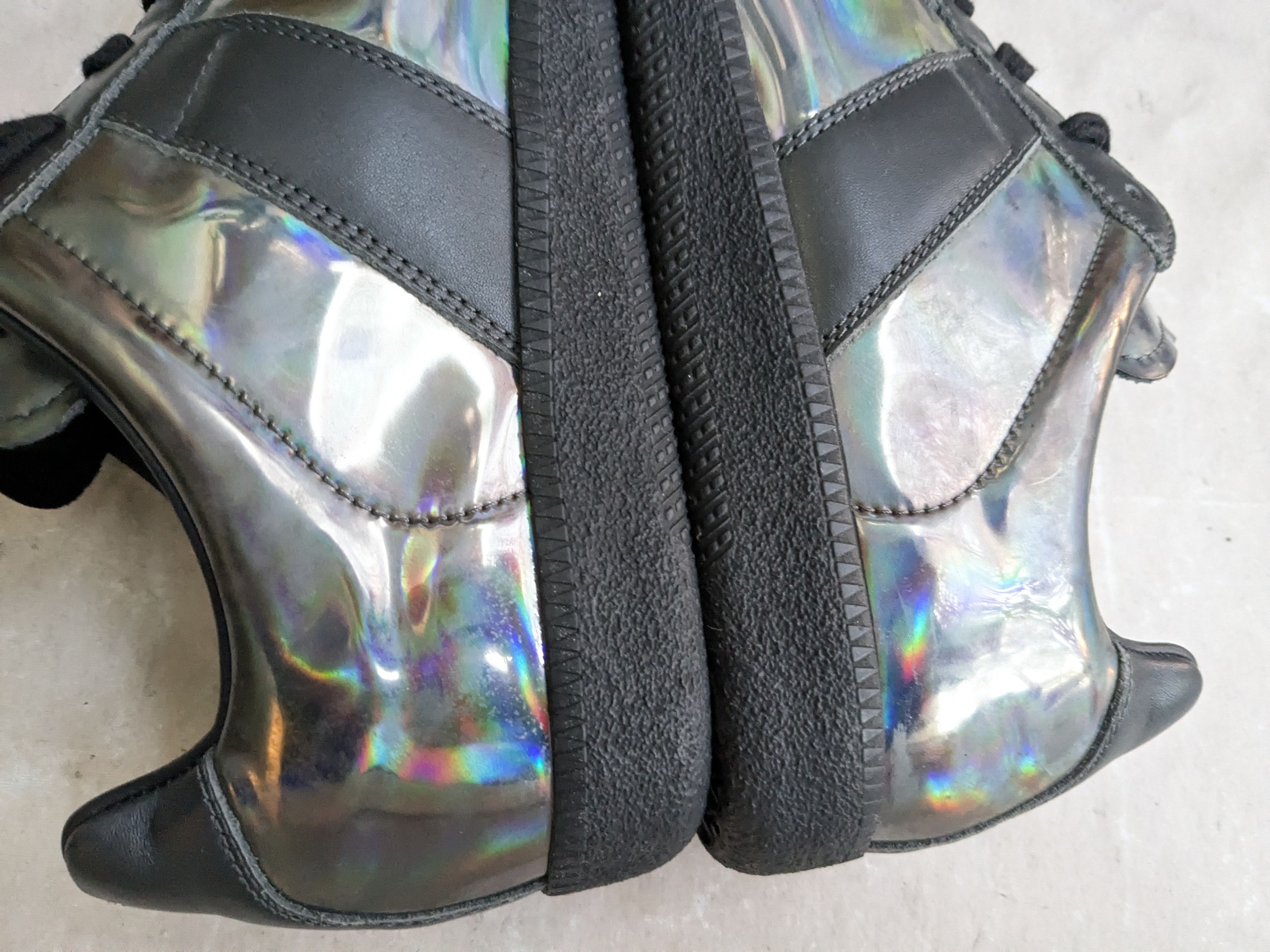 Maison Margiela Maison Margiela Replica GAT Black Silver Iridescent 11 44 Size US 11 / EU 44 - 12 Thumbnail