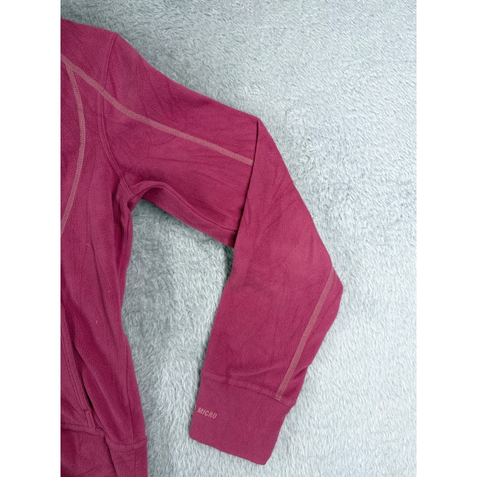 The North Face The North Face Hoodie Women L Pink Pullover Mock Neck Fleece 100% Polyester Regular Fit All Seasons Pockets Casual Activewear Size L / US 10 / IT 46 - 2 Thumbnail