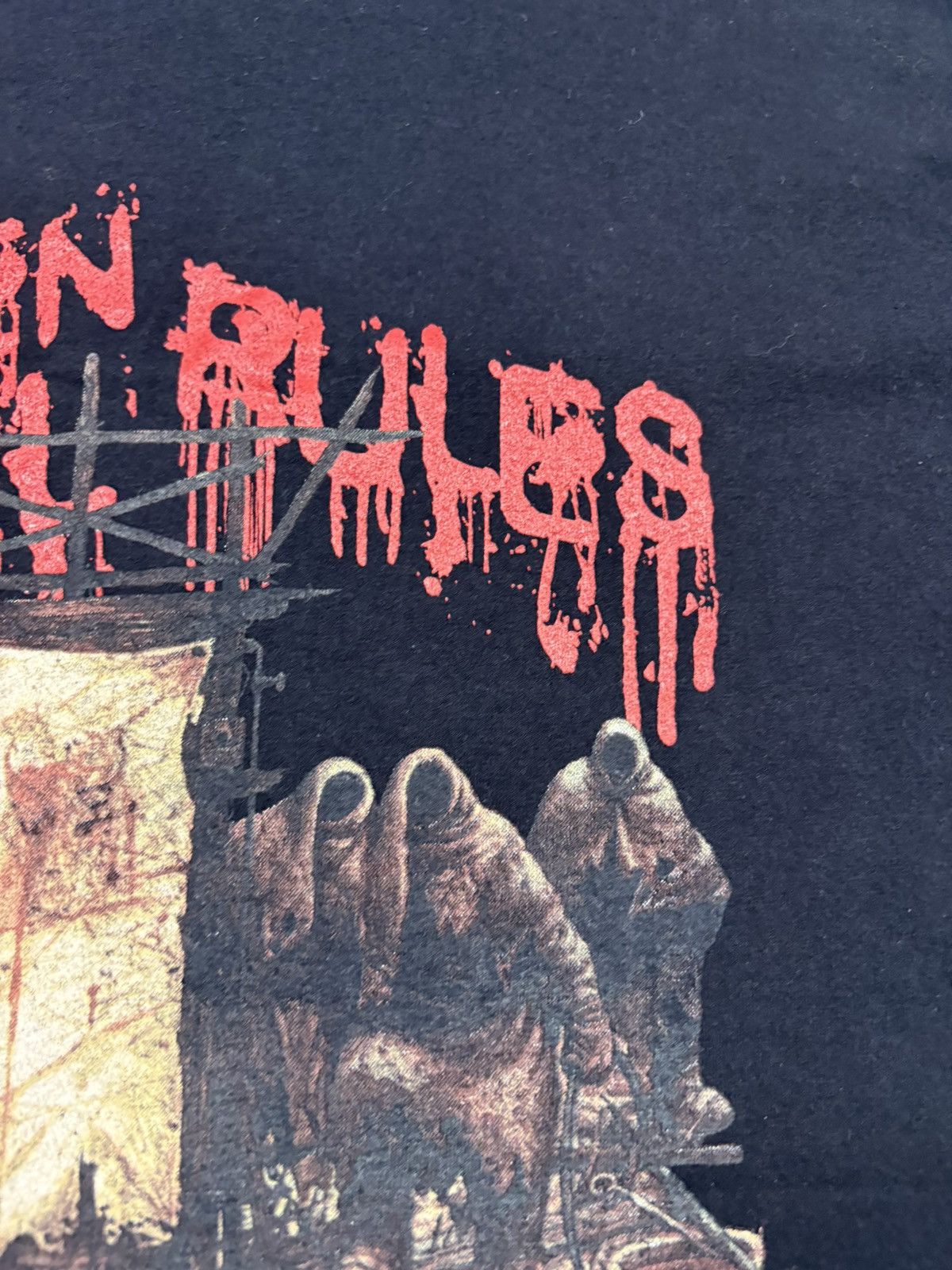 Band Tees Heaven & Hell Rules UK Tour 2007 Vintage Band T Shirt Rock Size US XL / EU 56 / 4 - 7 Thumbnail