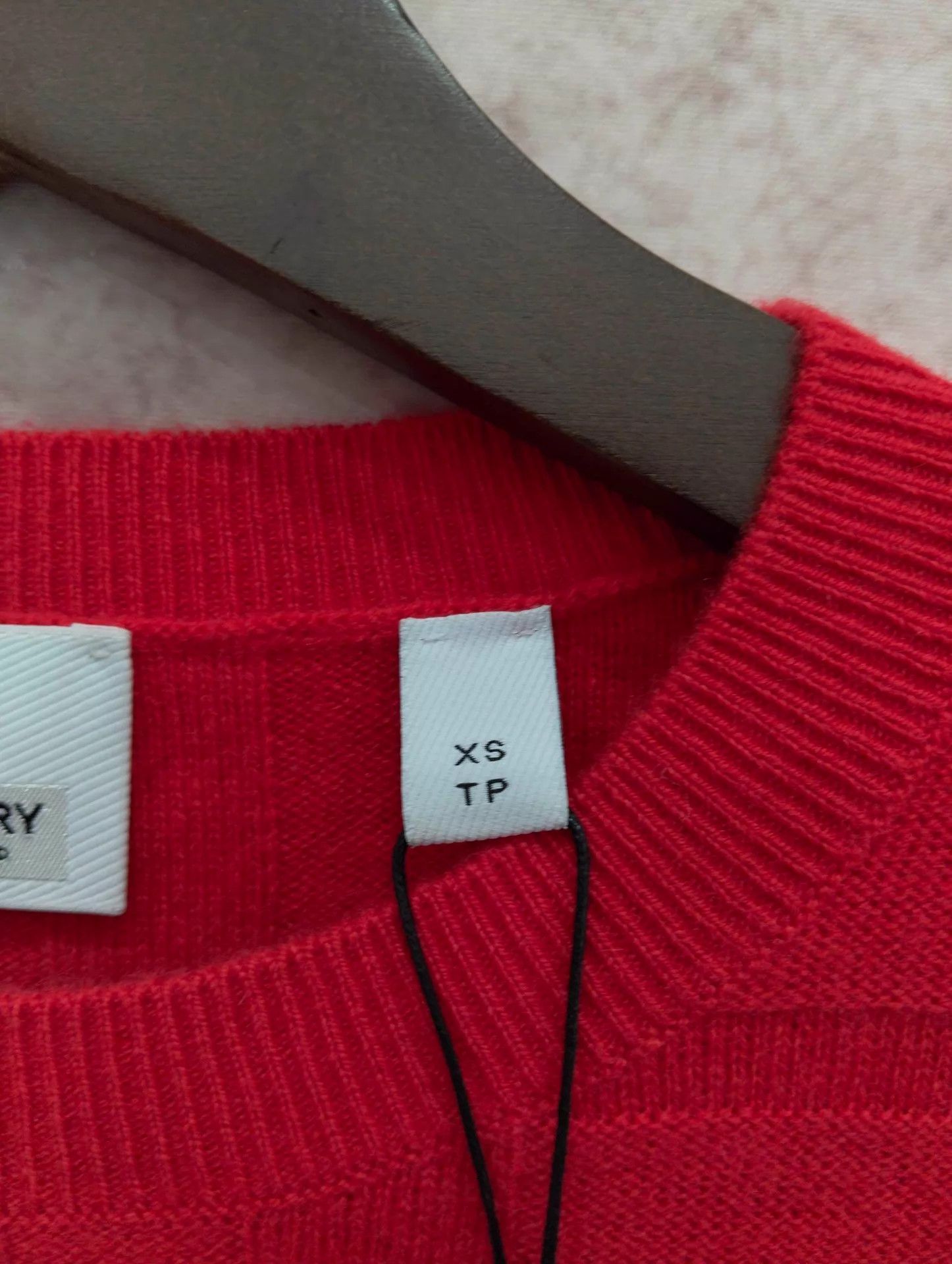 Burberry Burberry Check Knit Crew Cashmere Sweater Women's XS 99 New Size XS / US 0-2 / IT 36-38 - 4 Thumbnail