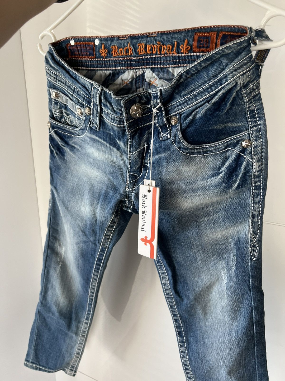 Rock Revival ‼️New Rock Revival Made in USA RRP:210€ Selvage Jeans Size US 28 / EU 44 - 4 Thumbnail