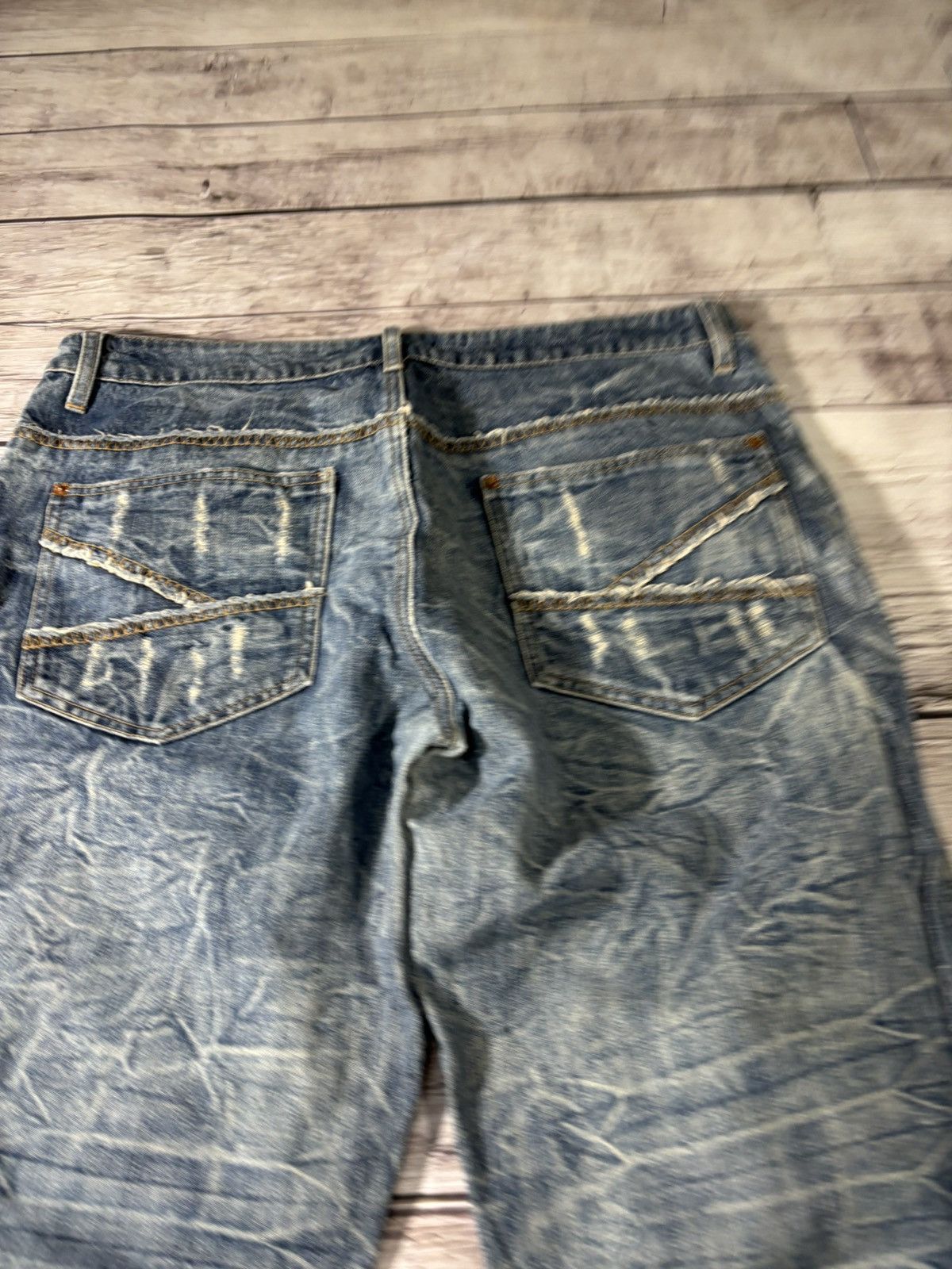 Hysteric Glamour × Japanese Brand 💥 HYSTERIC GLAMOUR BALENCIAGA STYLE PATCHWORK JAPANESE JEANS Size US 32 / EU 48 - 7 Thumbnail