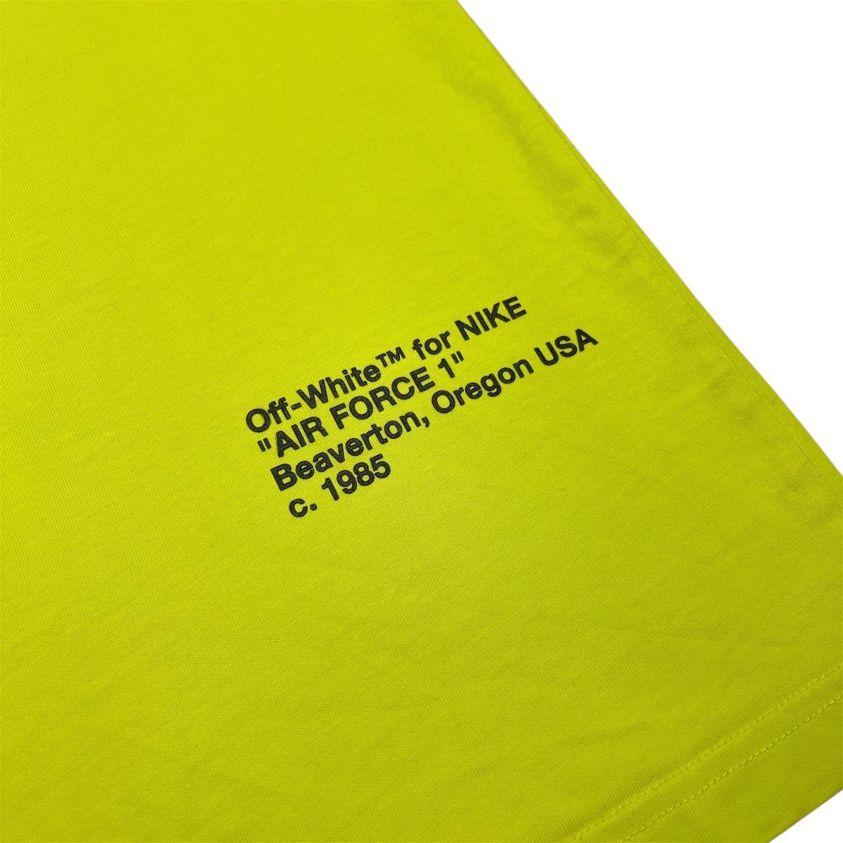 Nike × Off-White OFF-White x Nike NRG 6 Lime Green T-Shirt Size US XL / EU 56 / 4 - 7 Thumbnail
