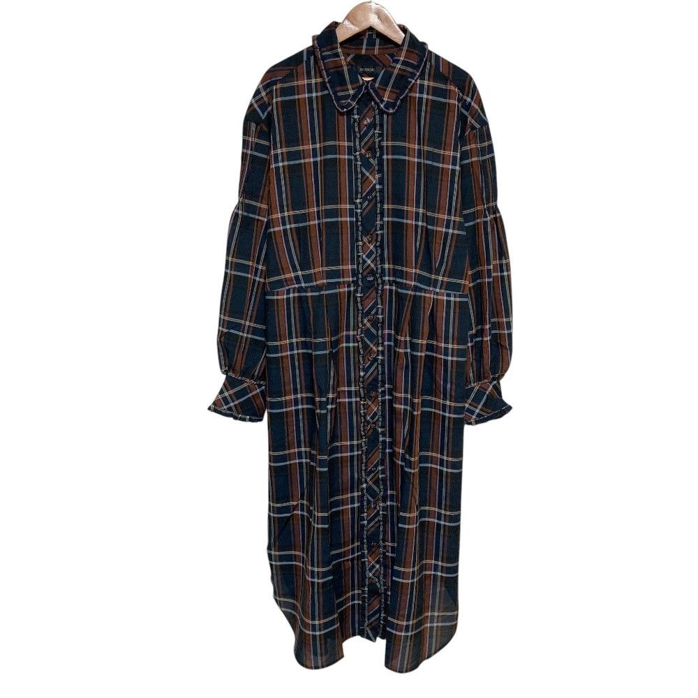 Other Other INGEBORG Check Shirt Dress Textile Dresses A2223FA353 DUTY FREE for USA Size ONE SIZE - 1 Thumbnail