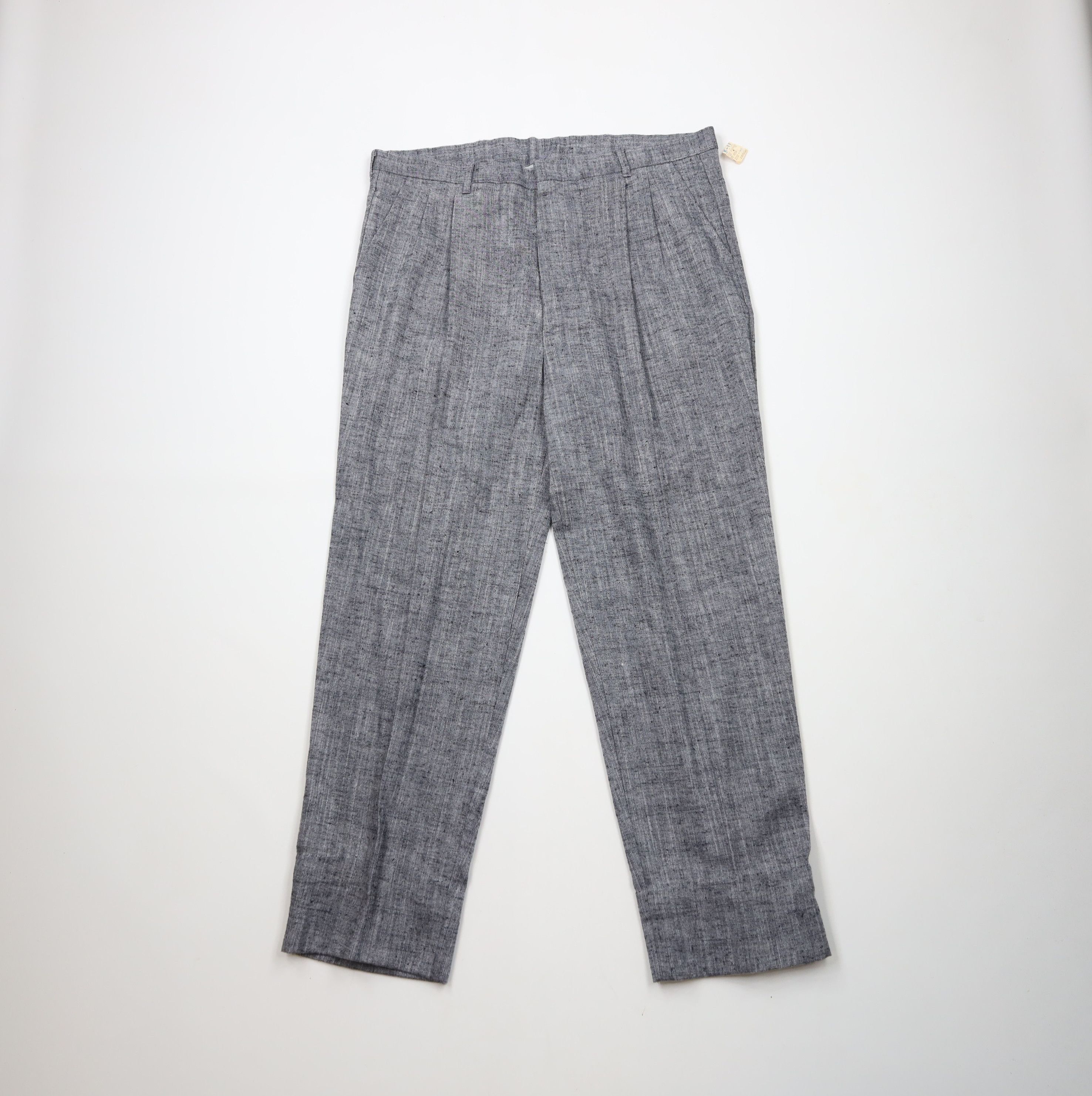 Vintage Deadstock Vintage 70s Rockabilly Fleck Tweed Chino Pants USA Size US 36 / EU 52 - 1 Thumbnail