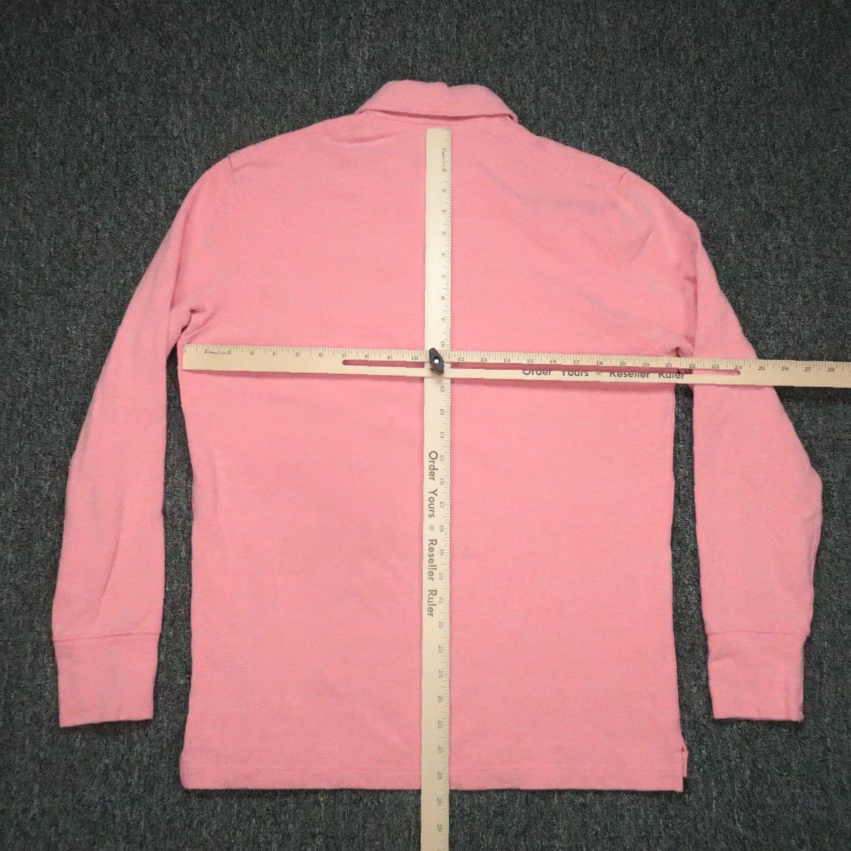 Relwen Relwen Shirt Mens Medium Pink Long Sleeve Polo Popover Size US M / EU 48-50 / 2 - 5 Thumbnail