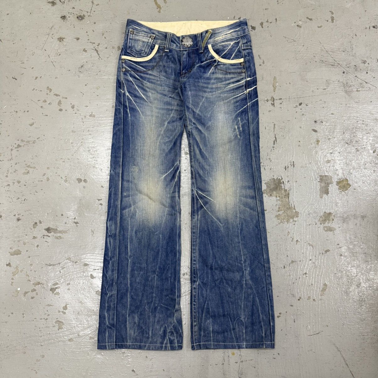 If Six Was Nine If Six Was Nine 'Mud Max' Bell Bottom Denim | Grailed
