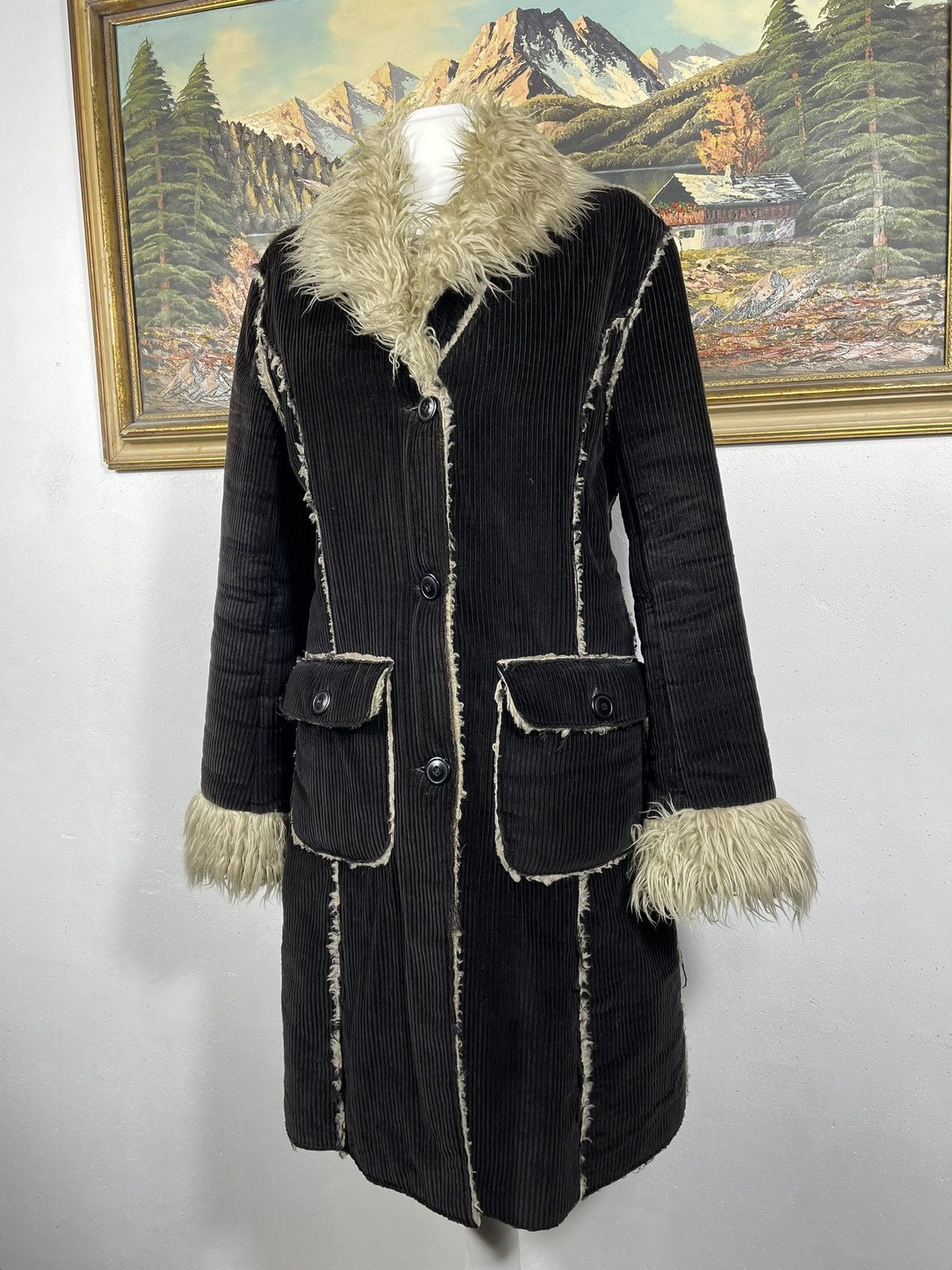 If Six Was Nine × Le Grande Bleu (L.G.B.) Button Ups Coat Avant Garde Affliction Grunge Retro 00s Size XL / US 12-14 / IT 48-50 - 2 Thumbnail