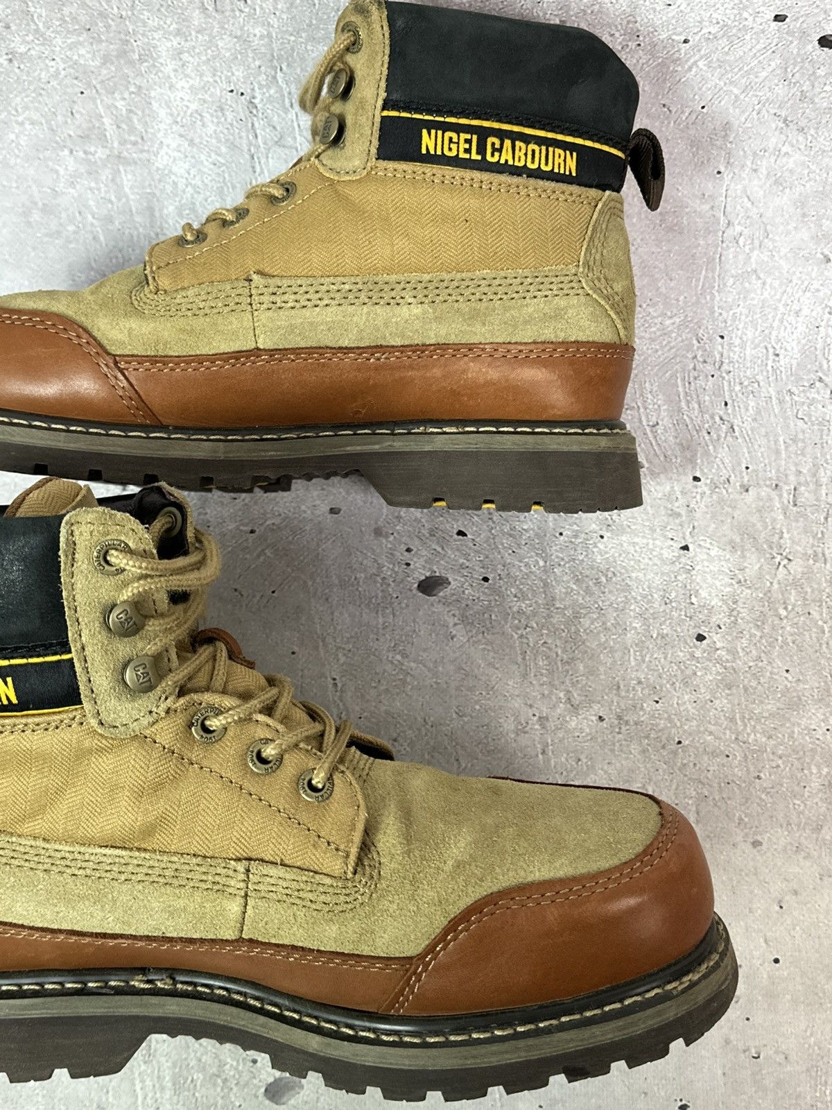 Nigel Cabourn Nigel Cabourn x Caterpillar Unisex leather Brown Utah Boots Size US 9.5 / EU 42-43 - 10 Thumbnail
