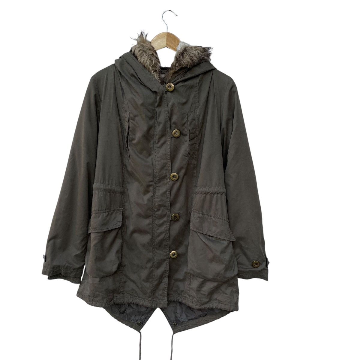 Japanese Brand 💥Japanese Brand My Closet Faux Fur Parka UtilityField Size US M / EU 48-50 / 2 - 1 Thumbnail