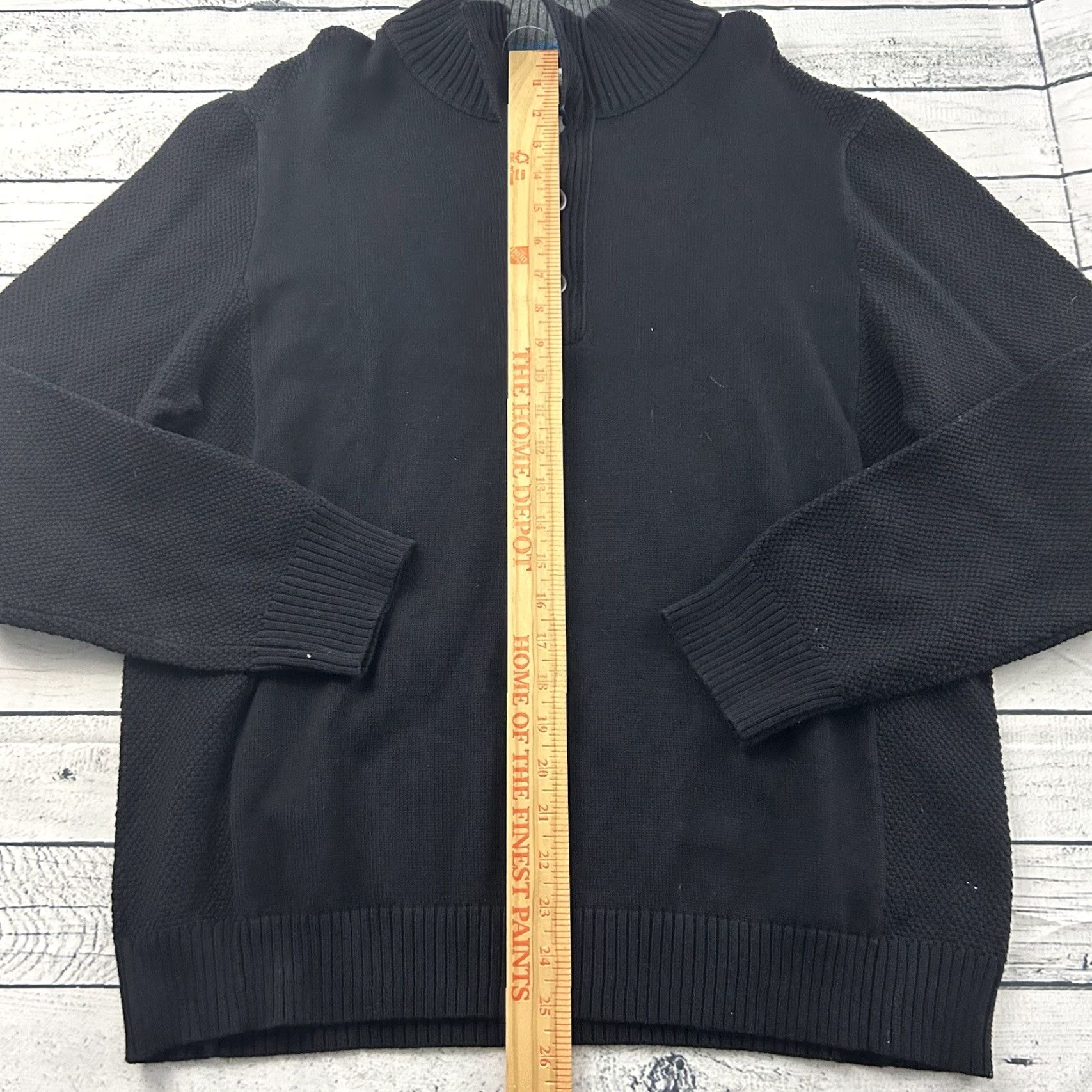 Carbon Carbon Pullover Cotton Henley Sweater Men's XL Black Knit Size XL Coal/Black Carbon Pullover Cotton Henley Sweater Mens XL Black Knit Carbon 2 Cobalt Size US XL / EU 56 / 4 - 3 Thumbnail