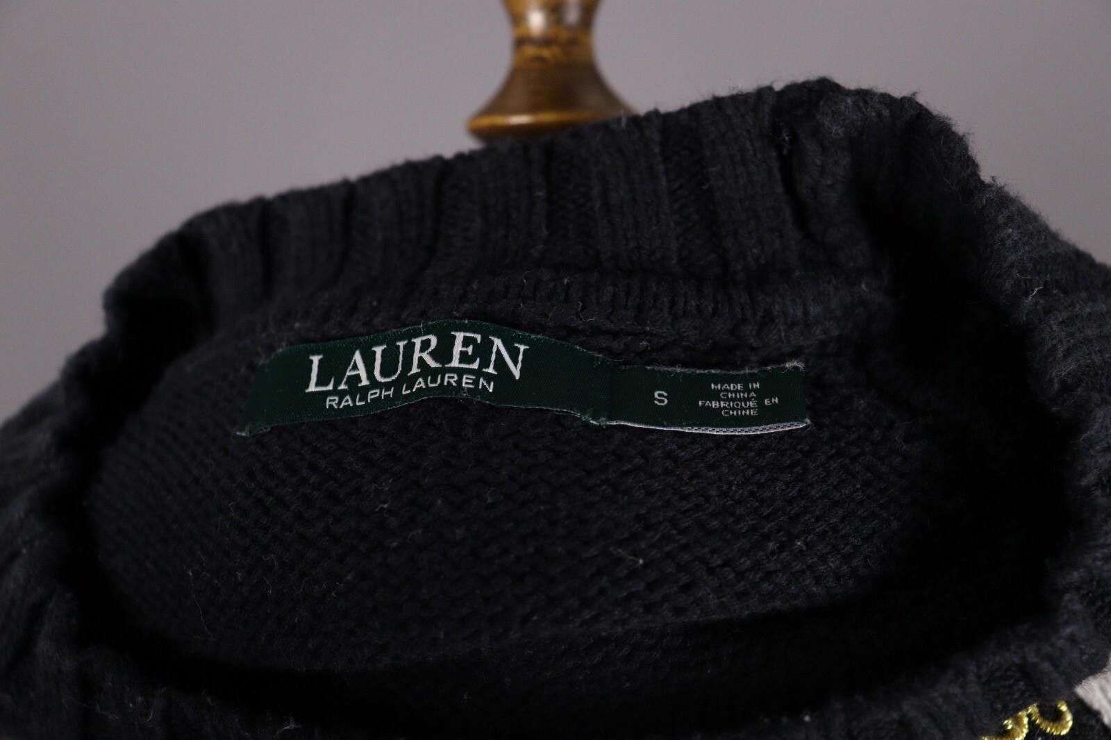 Designer Lauren Ralph Lauren Multicolor Stripe Knit Sweater Size S Size S / US 4 / IT 40 - 10 Thumbnail