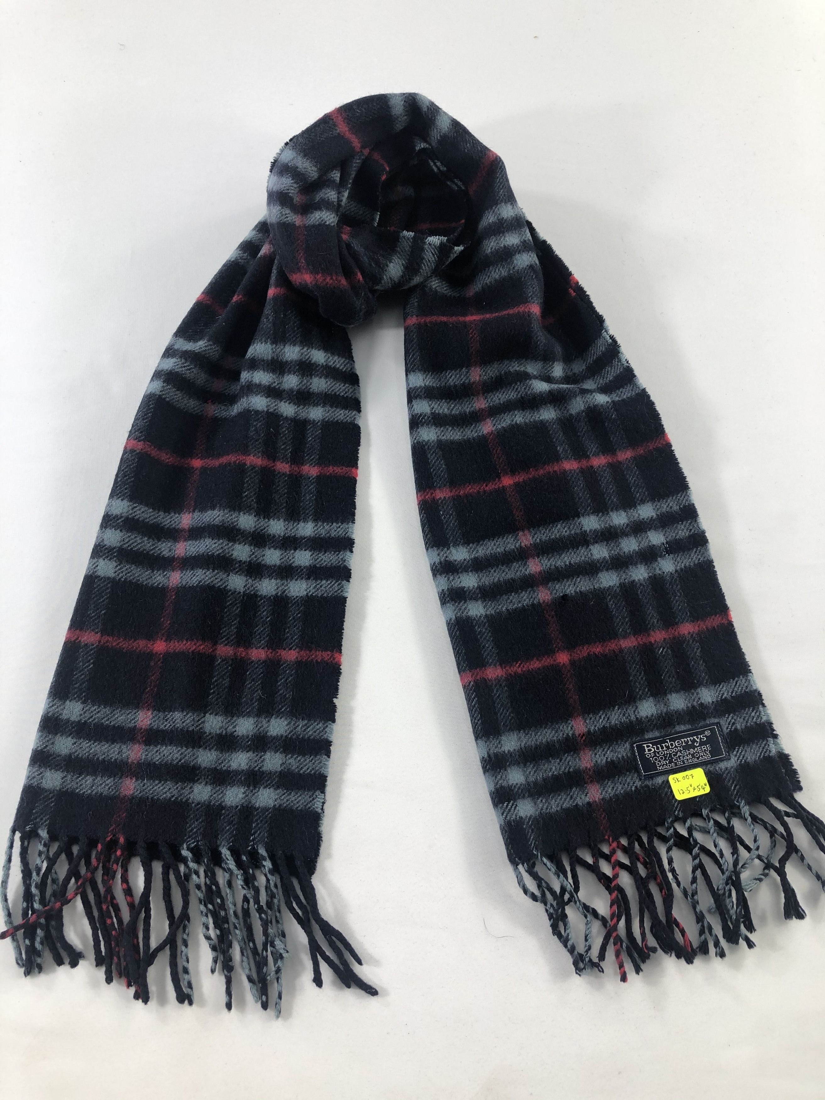 Burberry Burberry Cashmere Scarf / Muffler / Neckwear Size ONE SIZE - 1 Thumbnail