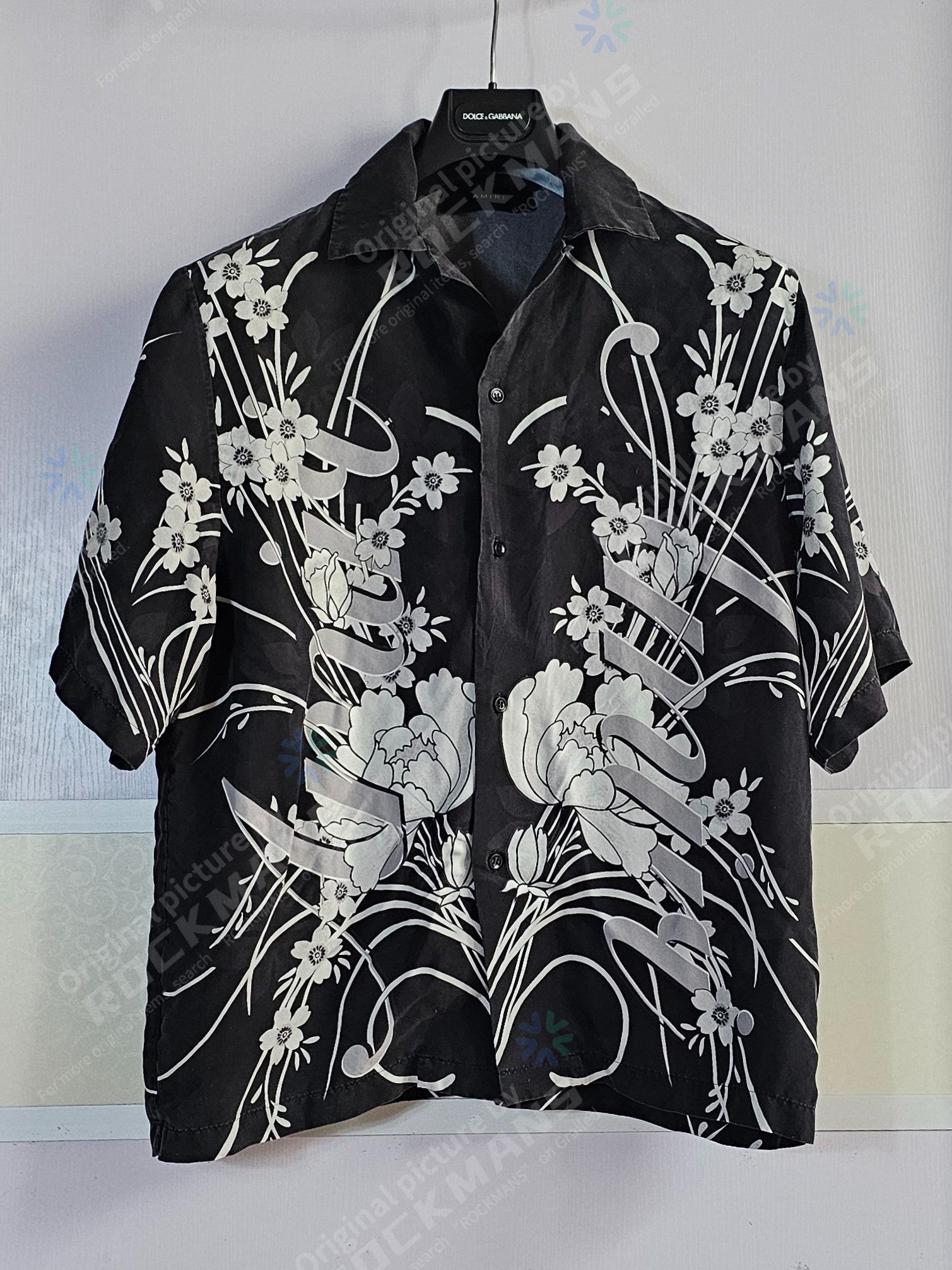 Amiri Amiri Floral Print Silk Oversize Shirt Size XL Size US XL / EU 56 / 4 - 1 Thumbnail