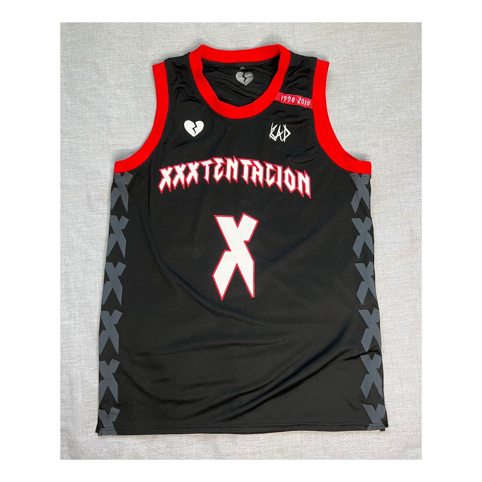 Rap Tees XXXTentacion Memorial Tribute Rap Basketball Jersey XL Size US XL / EU 56 / 4 - 1 Thumbnail