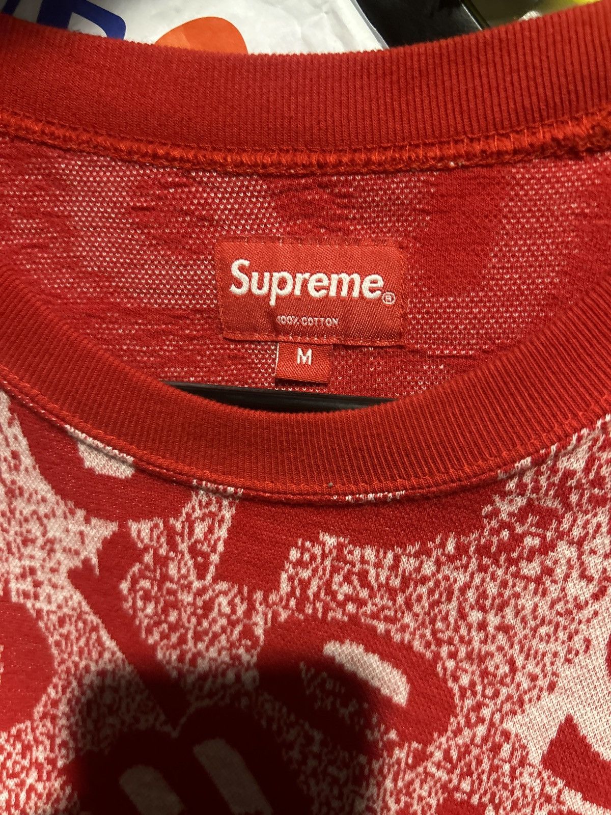 Supreme Scatter Text Crewneck (FW19) - $118
