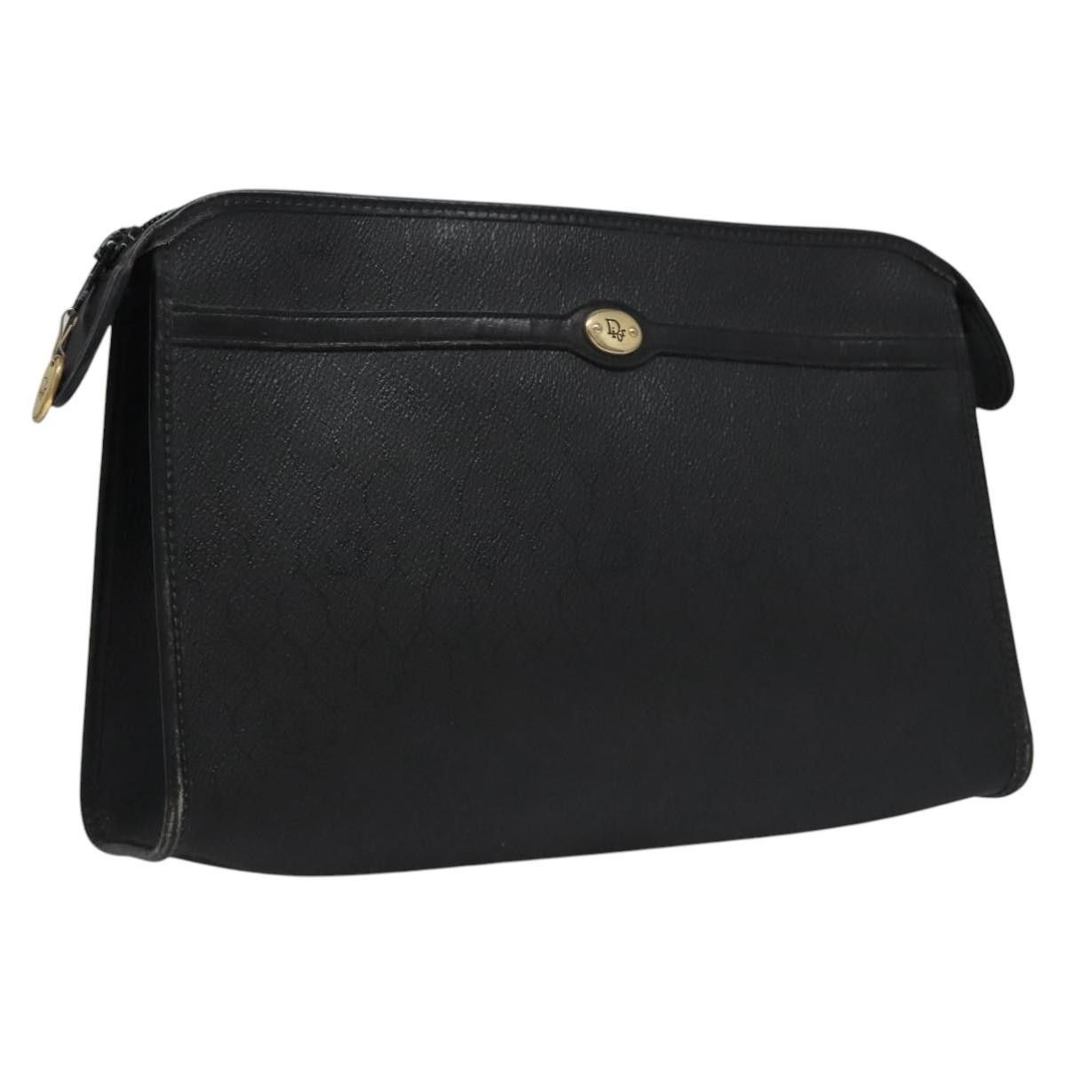 Dior Christian Dior Vintage Honeycomb Zip Pouch Coated Canvas Size ONE SIZE - 1 Thumbnail