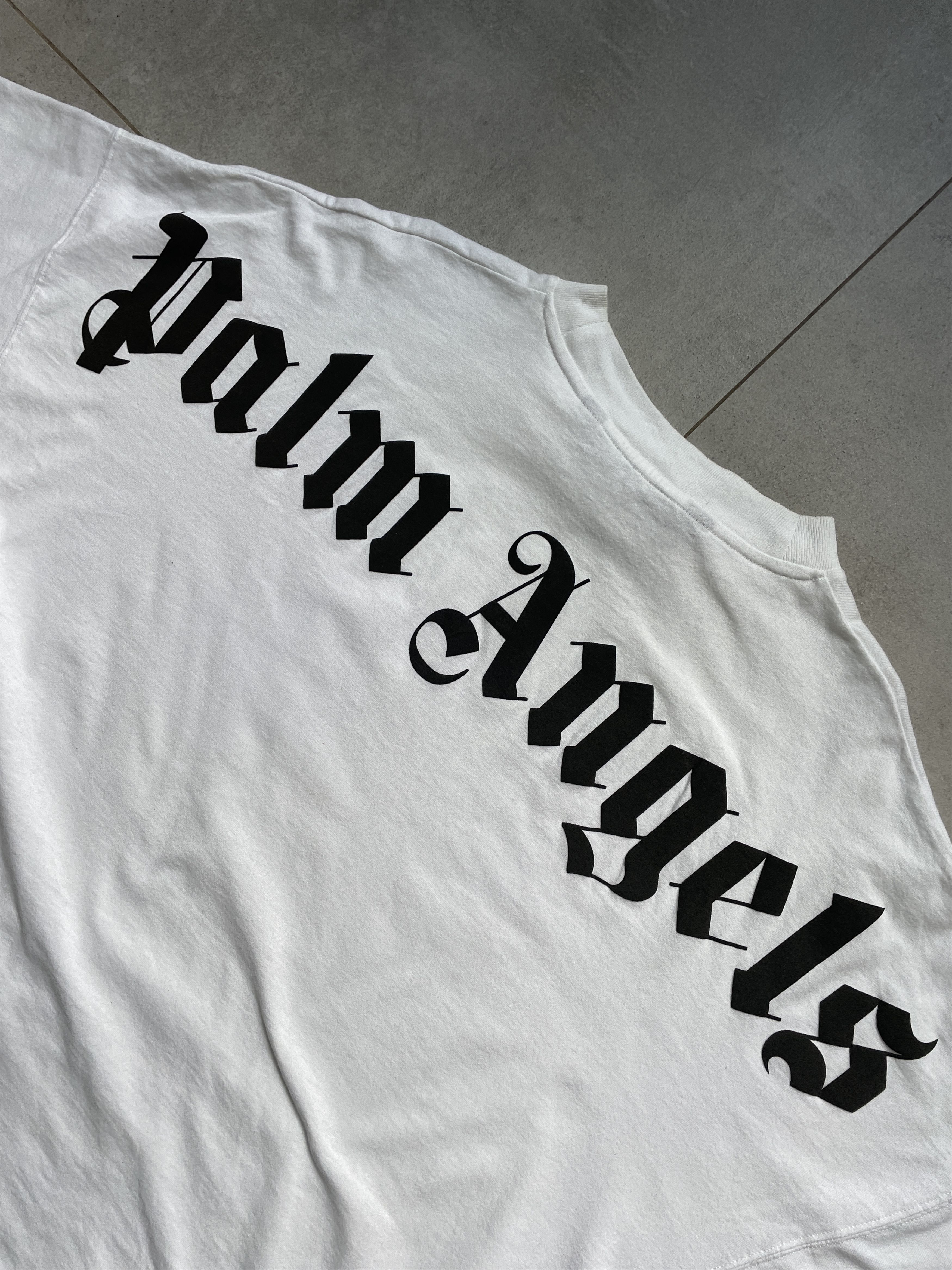 Palm Angels WHITE BOXY OVERSIZED BIG LOGO PALM ANGELS TEE Size US S / EU 44-46 / 1 - 2 Thumbnail