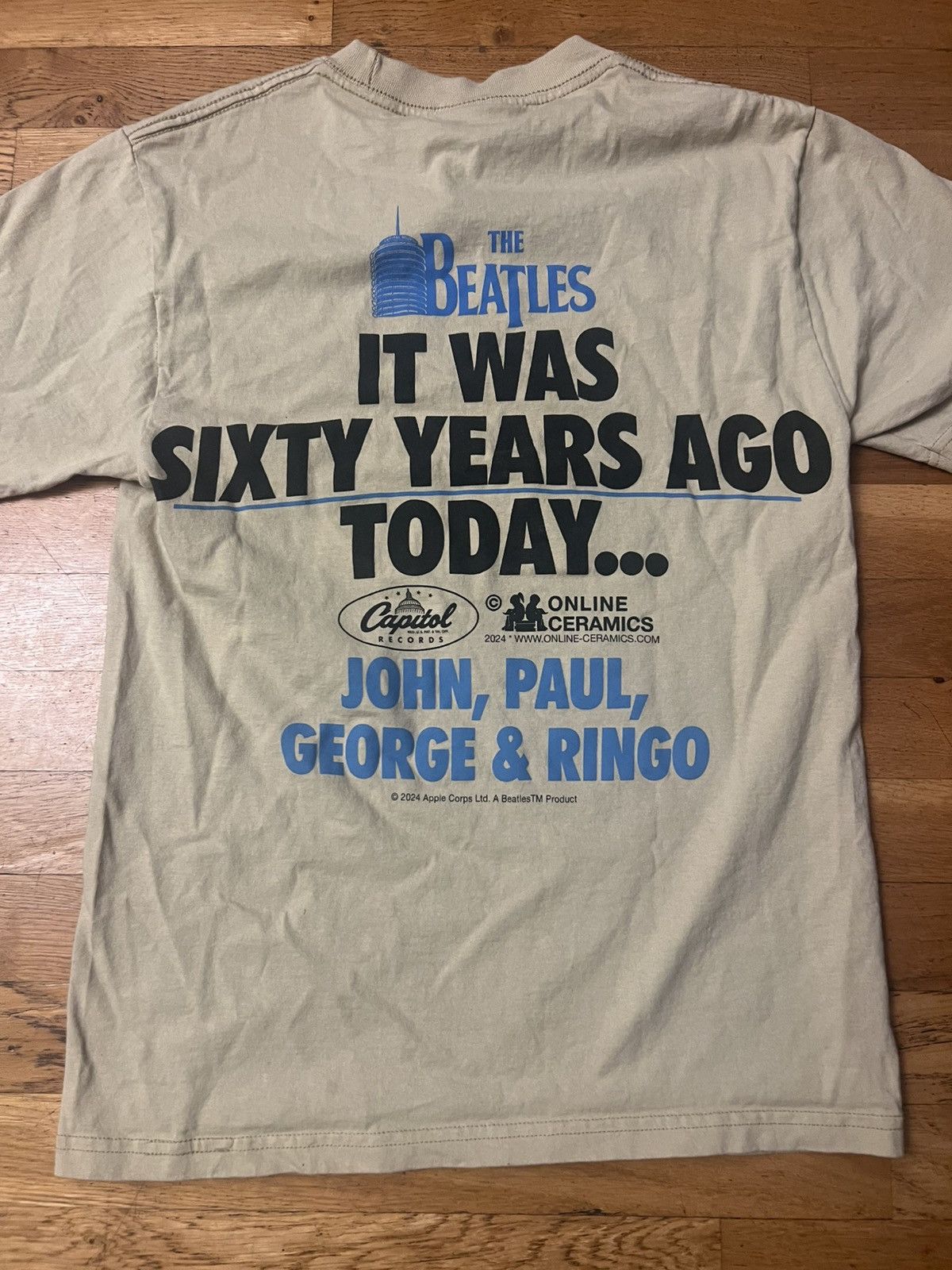 Online Ceramics Online Ceramics x The Beatles Tshirt Small Size US S / EU 44-46 / 1 - 6 Thumbnail