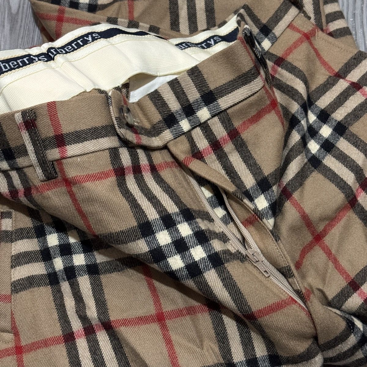 Burberry Burberry Nova Check Wool Pants Size US 34 / EU 50 - 7 Thumbnail