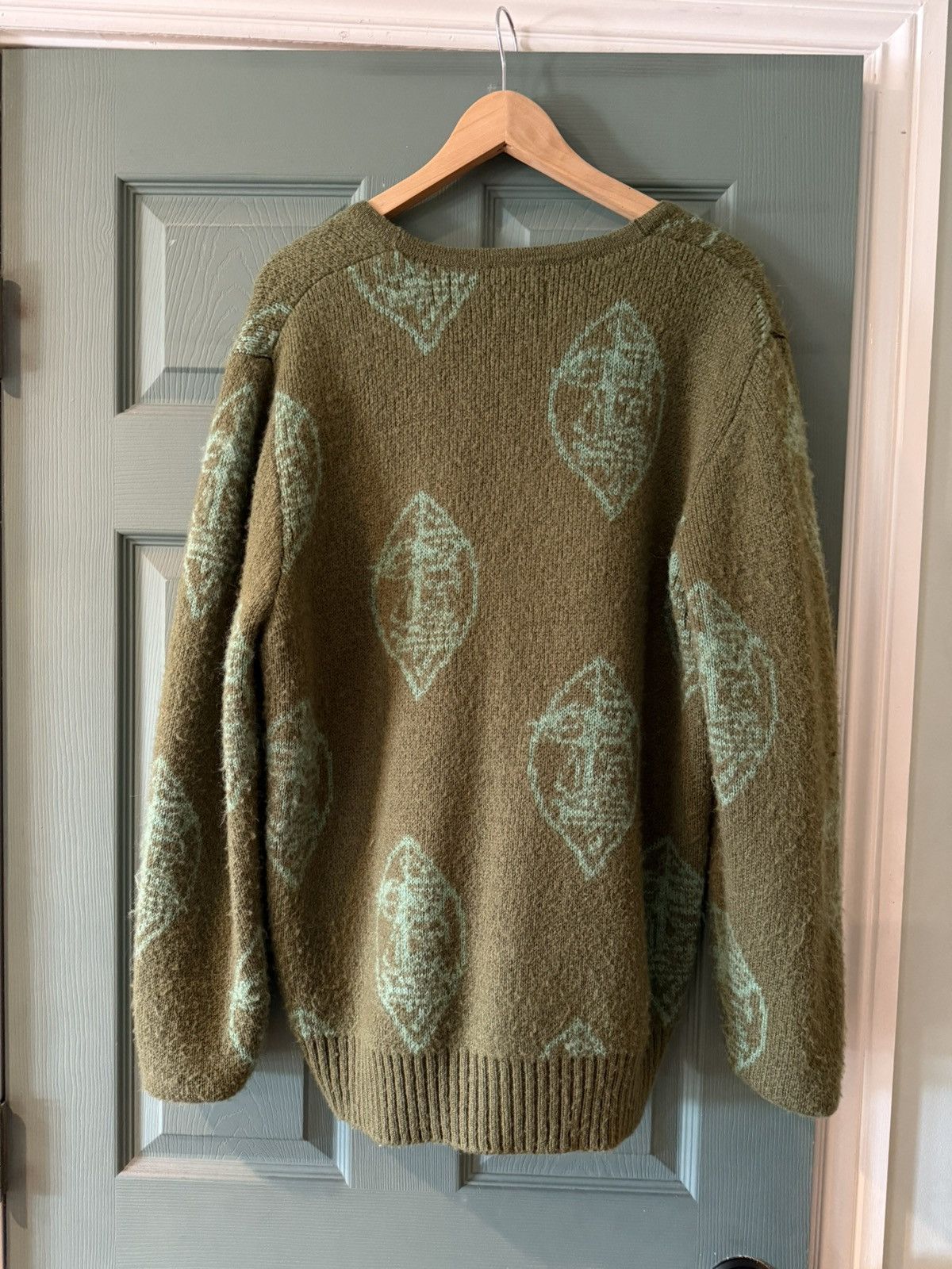 Stussy Stussy Mohair Mask Cardigan FW20 Size US M / EU 48-50 / 2 - 2 Thumbnail