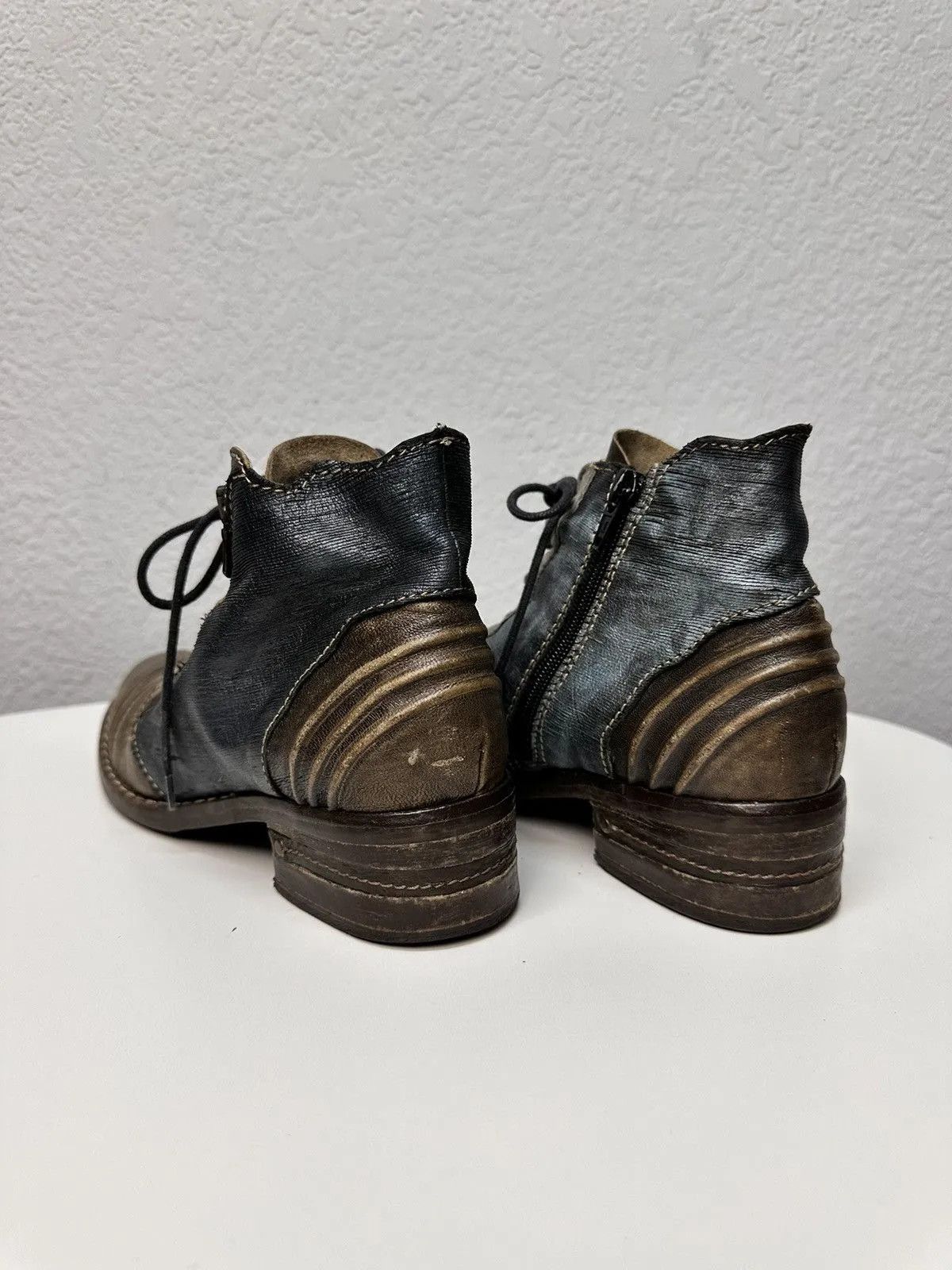 A.S.98 Combat Boots Dolce & Gabbana brown leather Avantgarde AS98 Size US 8 / EU 41 - 4 Thumbnail