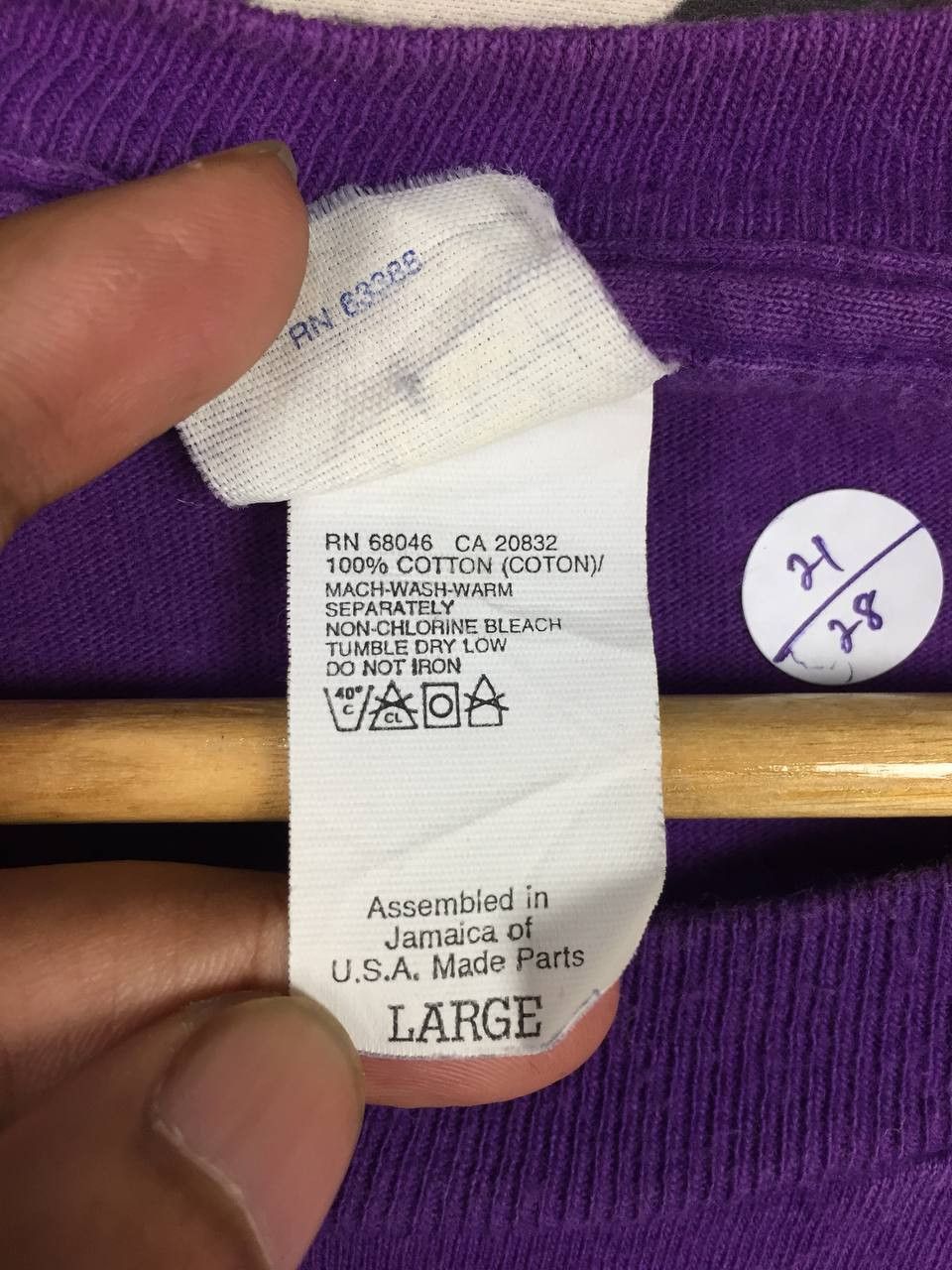NFL × Sports Specialties × Vintage Vtg 1995 Minnesota Vikings NFL American Sports Tee Size US L / EU 52-54 / 3 - 14 Thumbnail