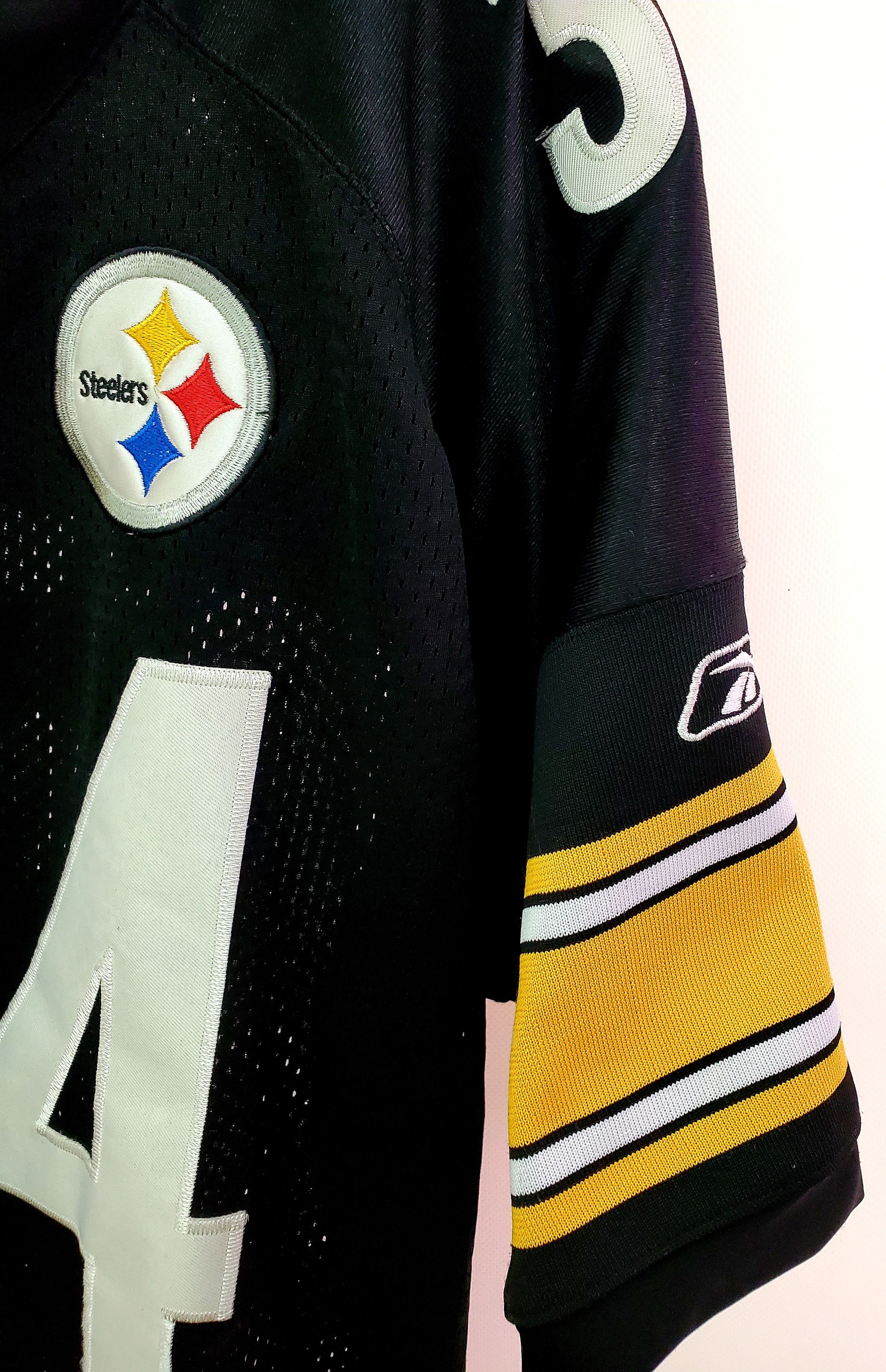 NFL × Reebok × Vintage RASHAD MENDENHALL #34 PITTSBURGH STEELERS STITCHED JERSEY L Size US L / EU 52-54 / 3 - 4 Thumbnail