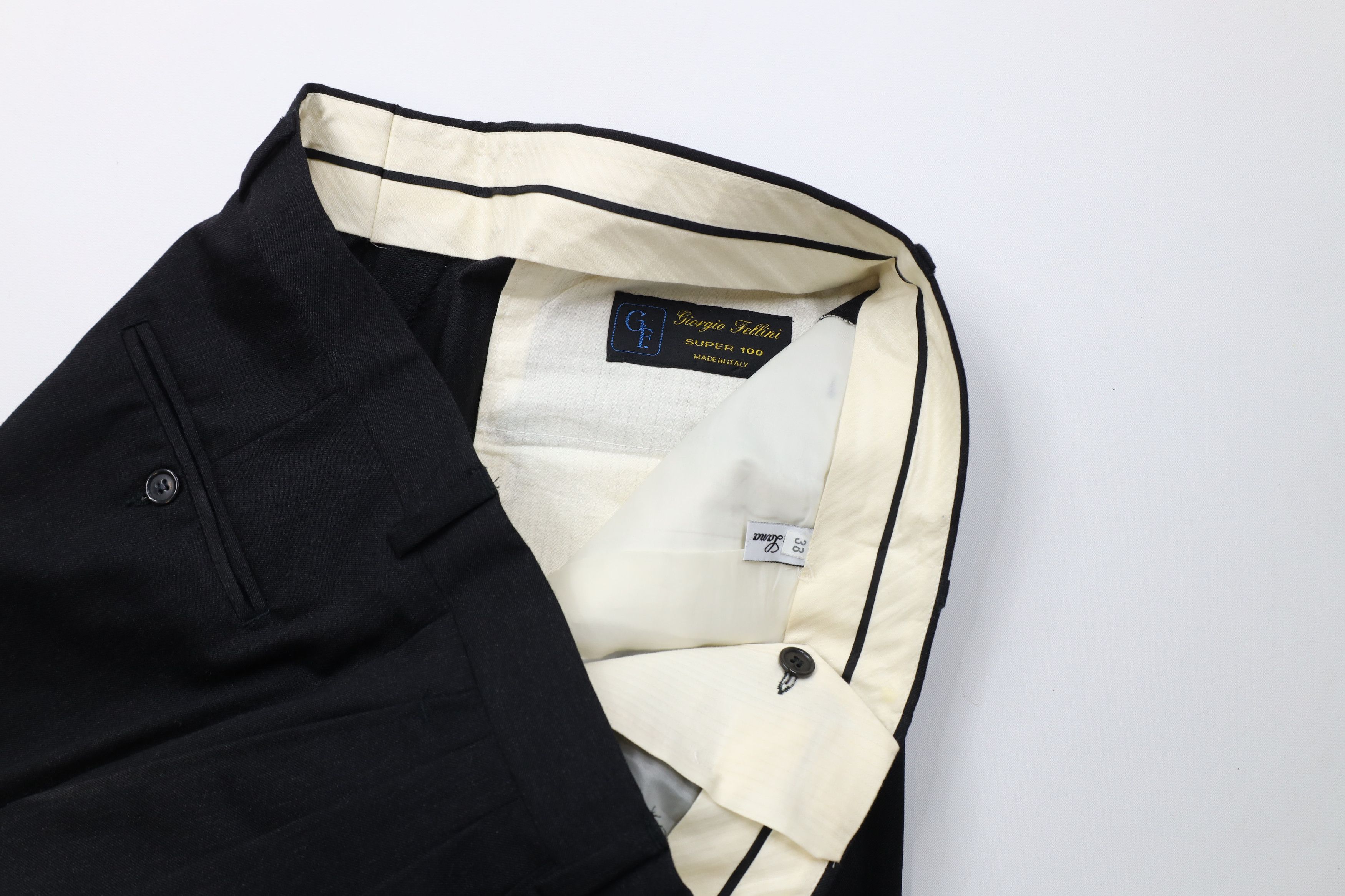 Vintage Vintage 90s Streetwear Wide Leg Chino Pants Charcoal Gray Size US 38 / EU 54 - 8 Thumbnail