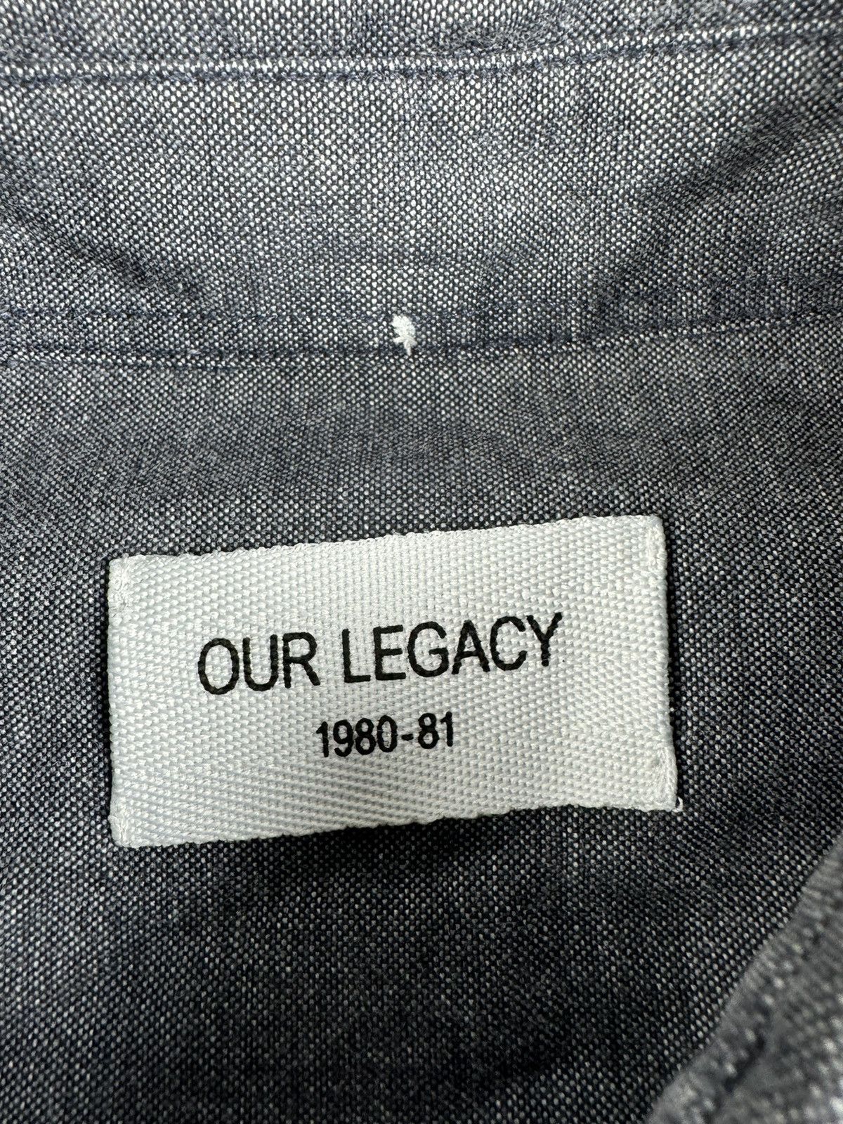 Our Legacy Our Legacy 1980-81 Basic Blank Longsleeve Button Shirt Size US S / EU 44-46 / 1 - 6 Thumbnail