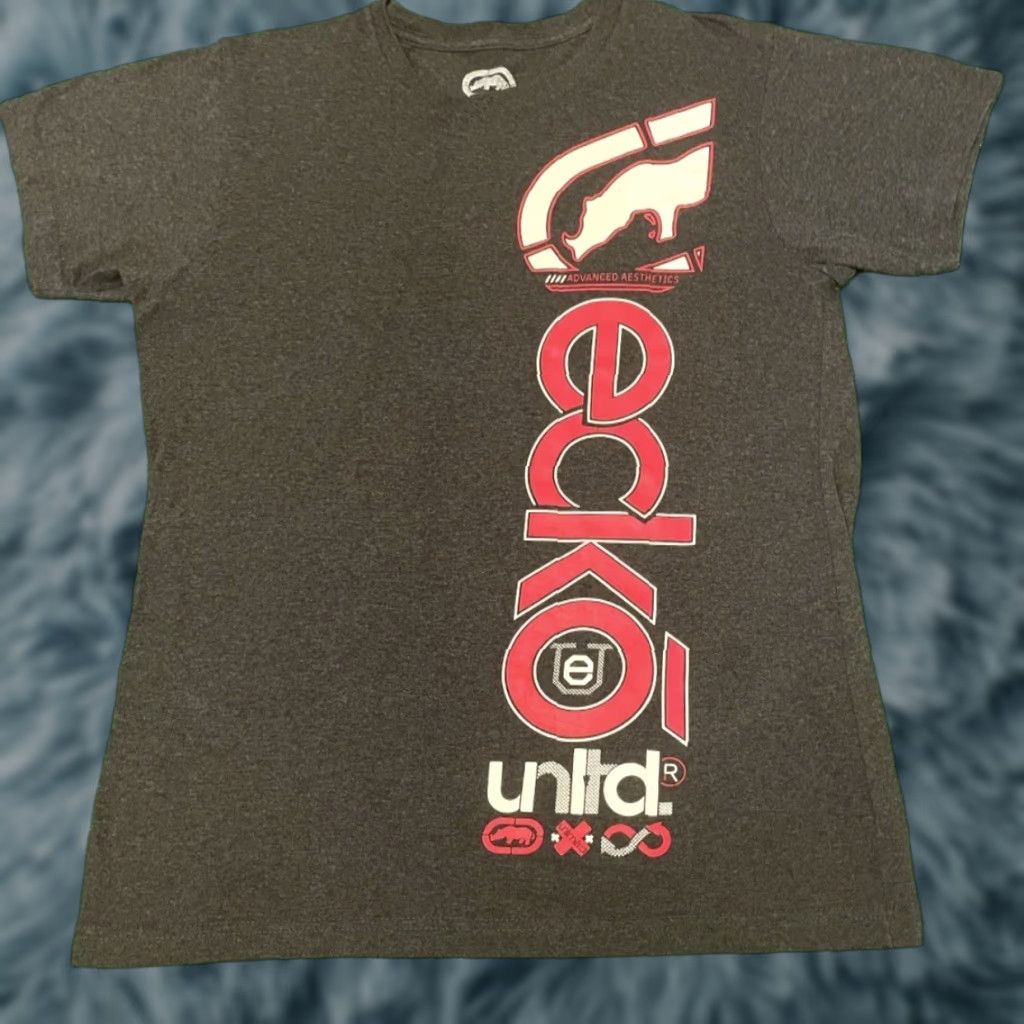 Ecko Unltd. VINTAGE Ecko Unltd Shirt Mens M Grunge Hip Hop Punk Y2k Skater Logo 90s Gray Short Sleeve Size US M / EU 48-50 / 2 - 1 Thumbnail