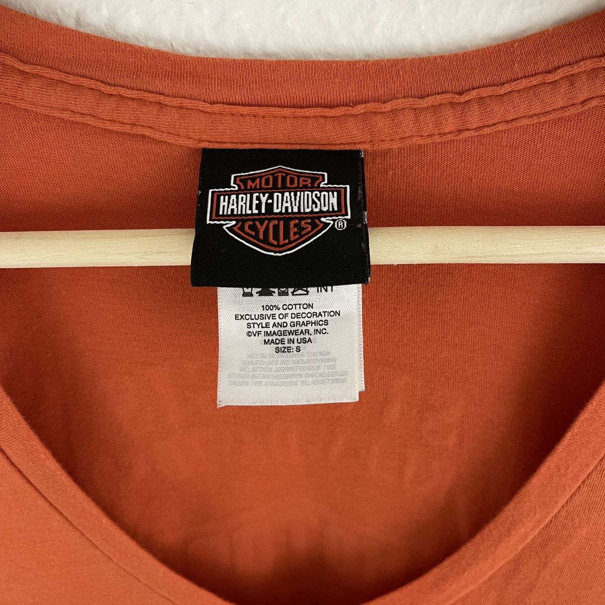 Harley Davidson HARLEY DAVIDSON Orange Sturgis South Dakota Logo Graphic Tee Size S / US 4 / IT 40 - 6 Thumbnail