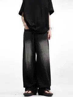 Japanese Brand Kirari x Honda Vintage street washed and worn loose jeans Size US 34 / EU 50 - 4 Thumbnail